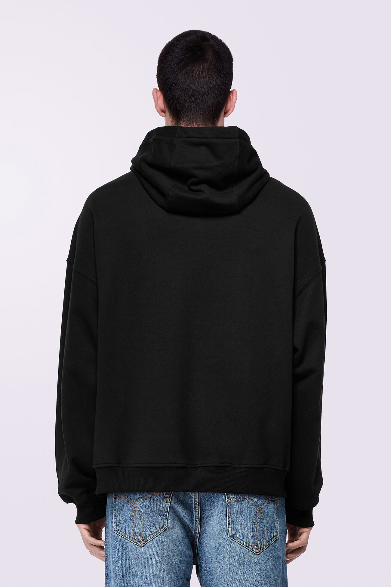 Lollipop Patch Hoodie Black