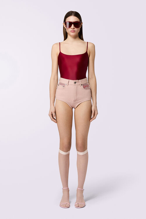 Strappy Bodysuit Red
