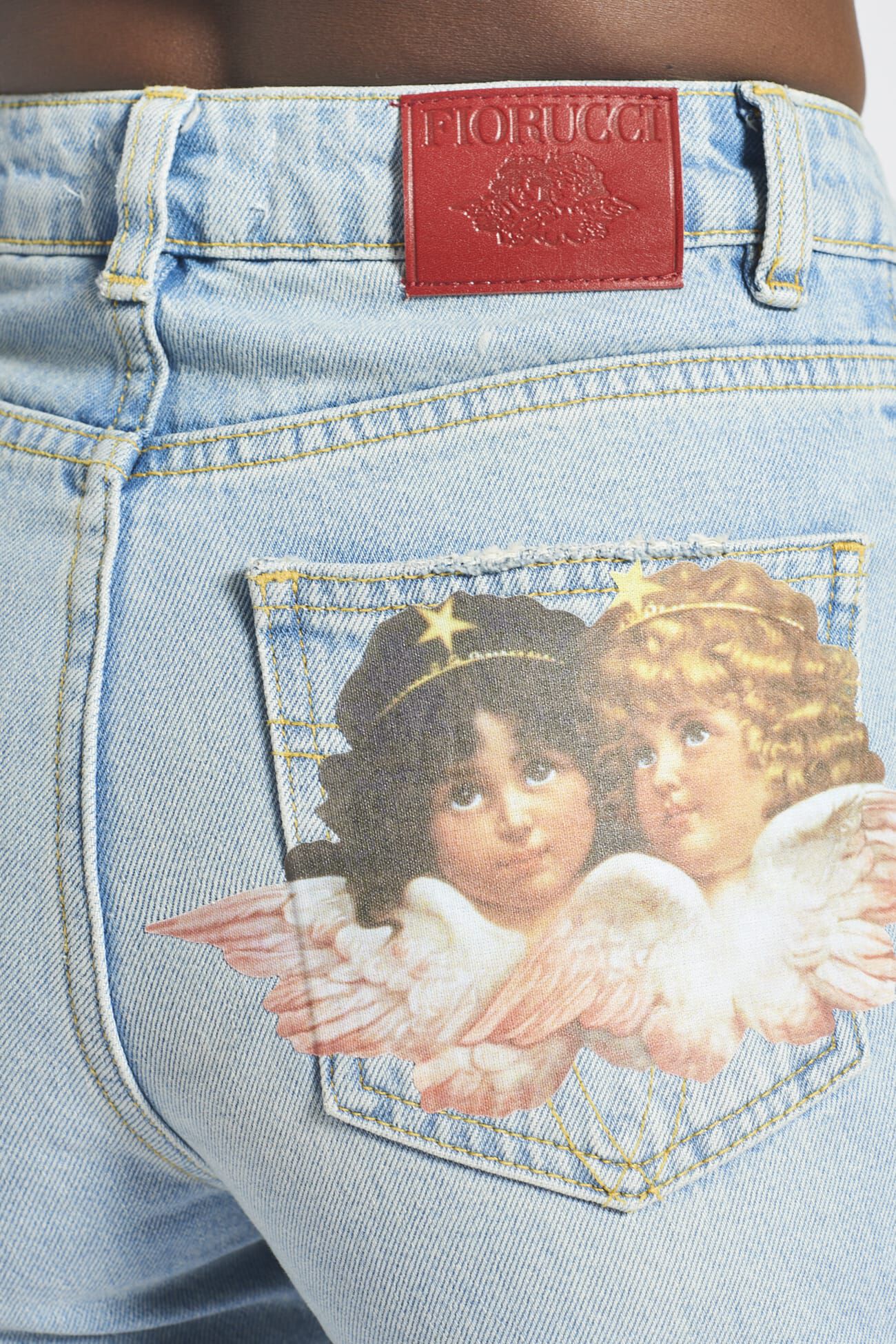 Angels Tara Tapered Jeans Blue
