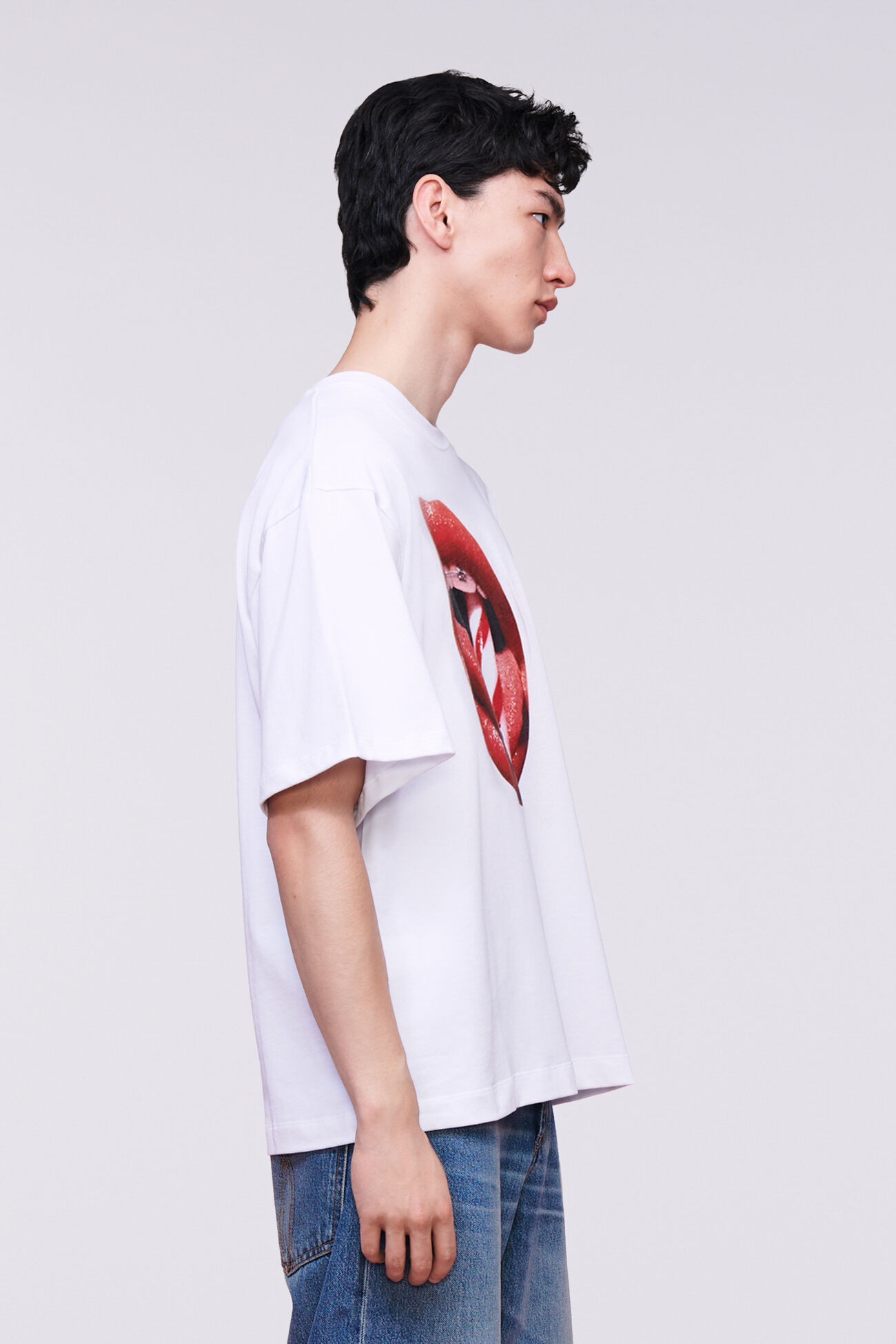 Mouth Graphic T-Shirt White
