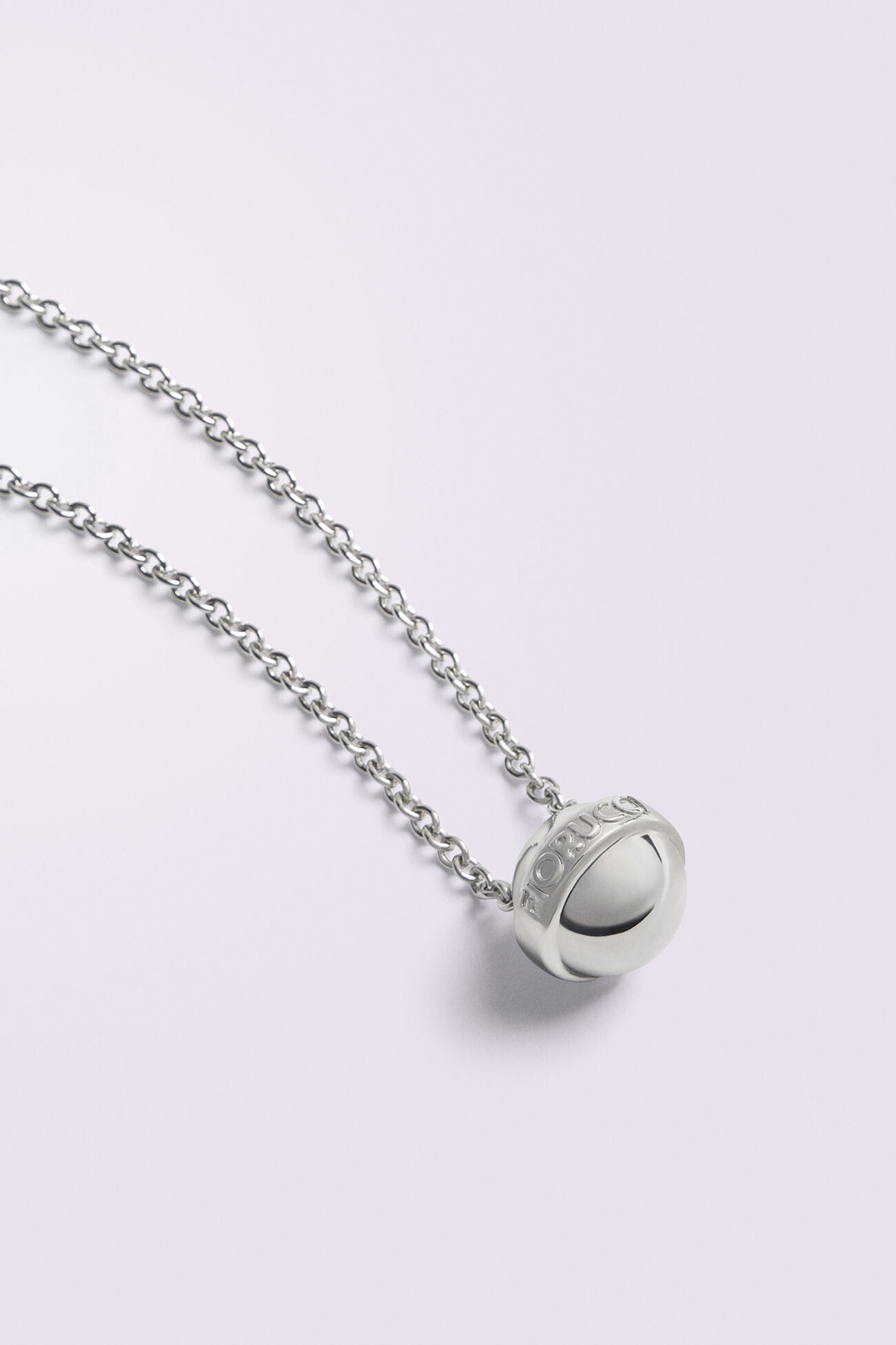 Lollipop Necklace Silver