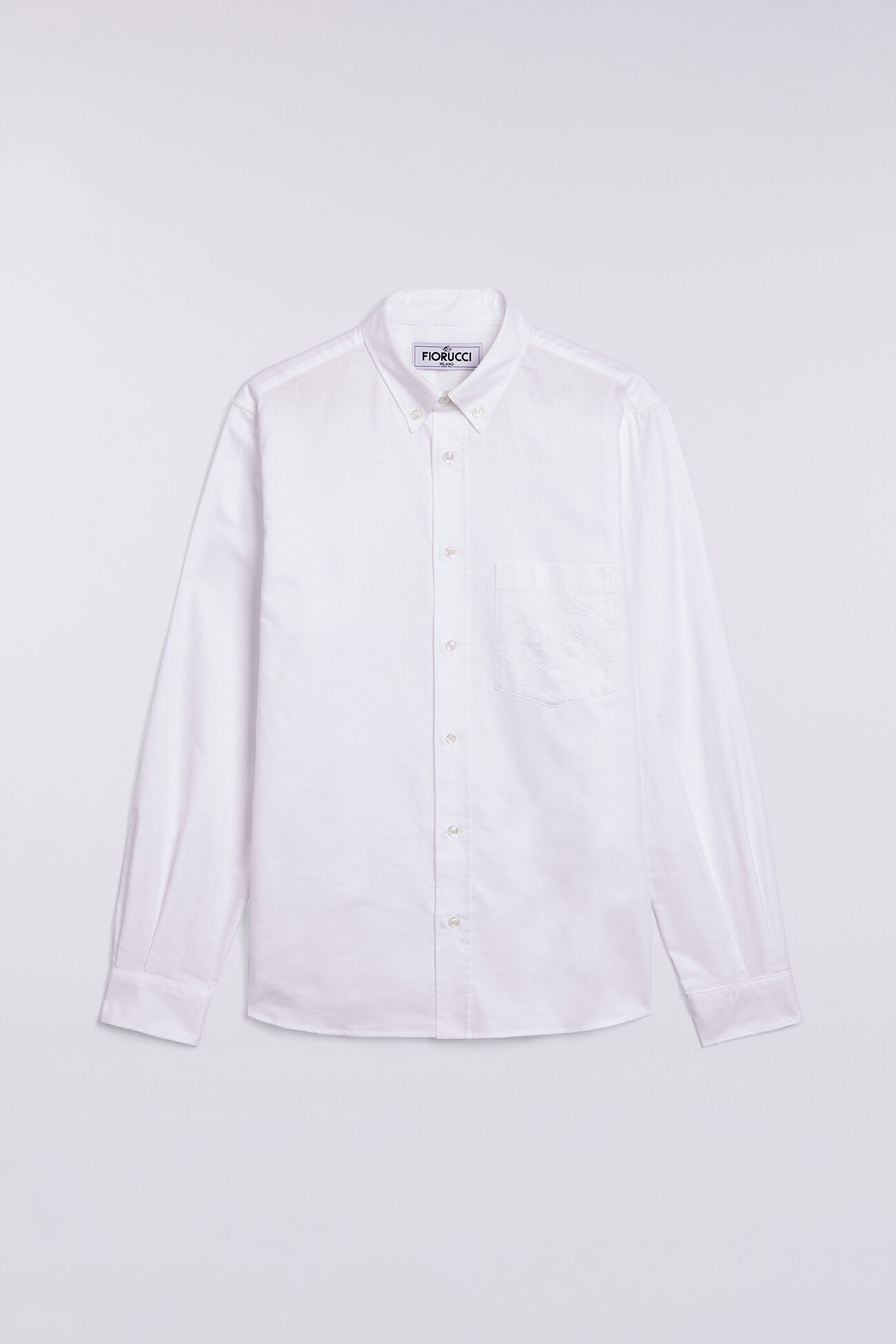 Embroidered Angels Shirt White