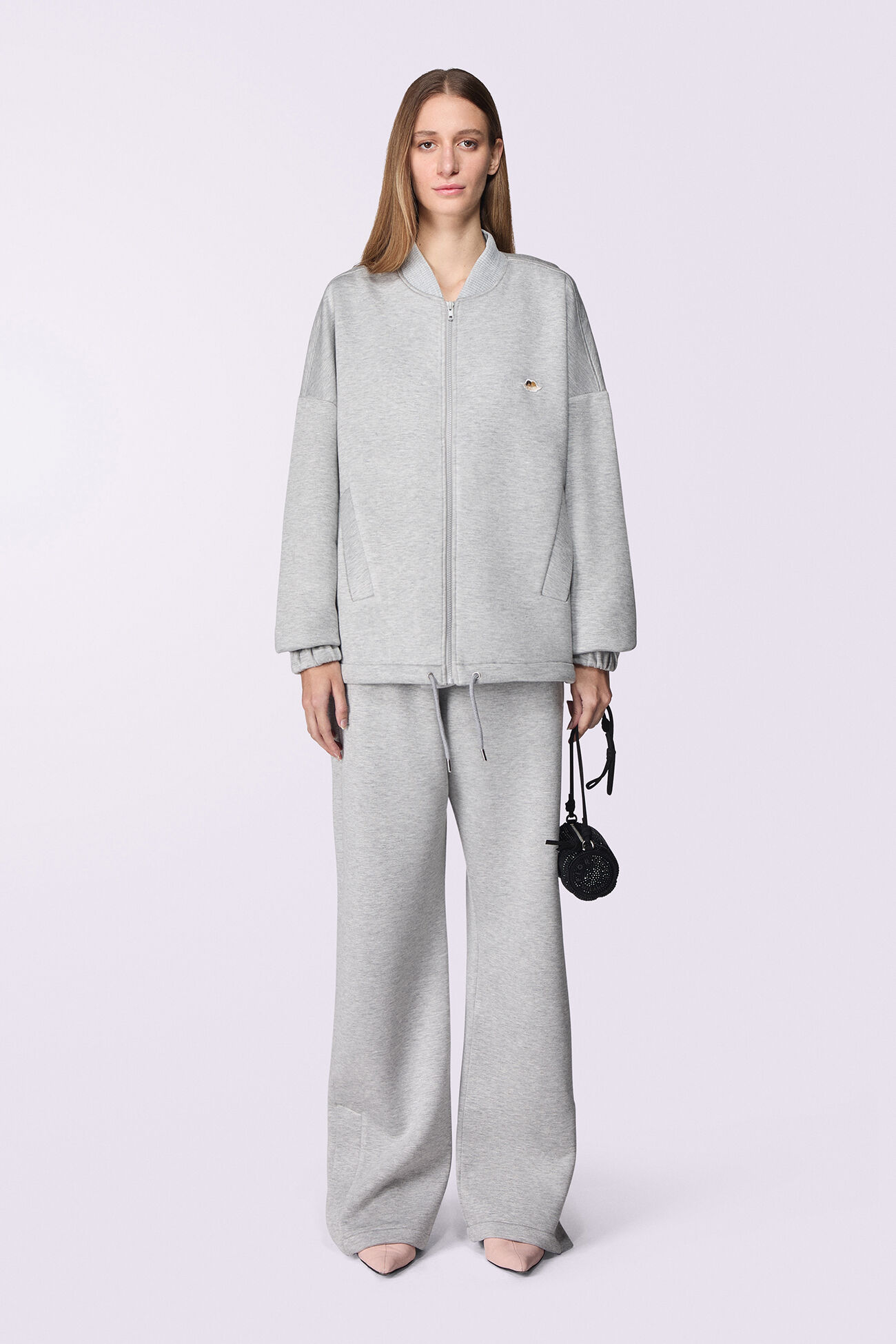 Unisex Angels Neoprene Jacket Grey