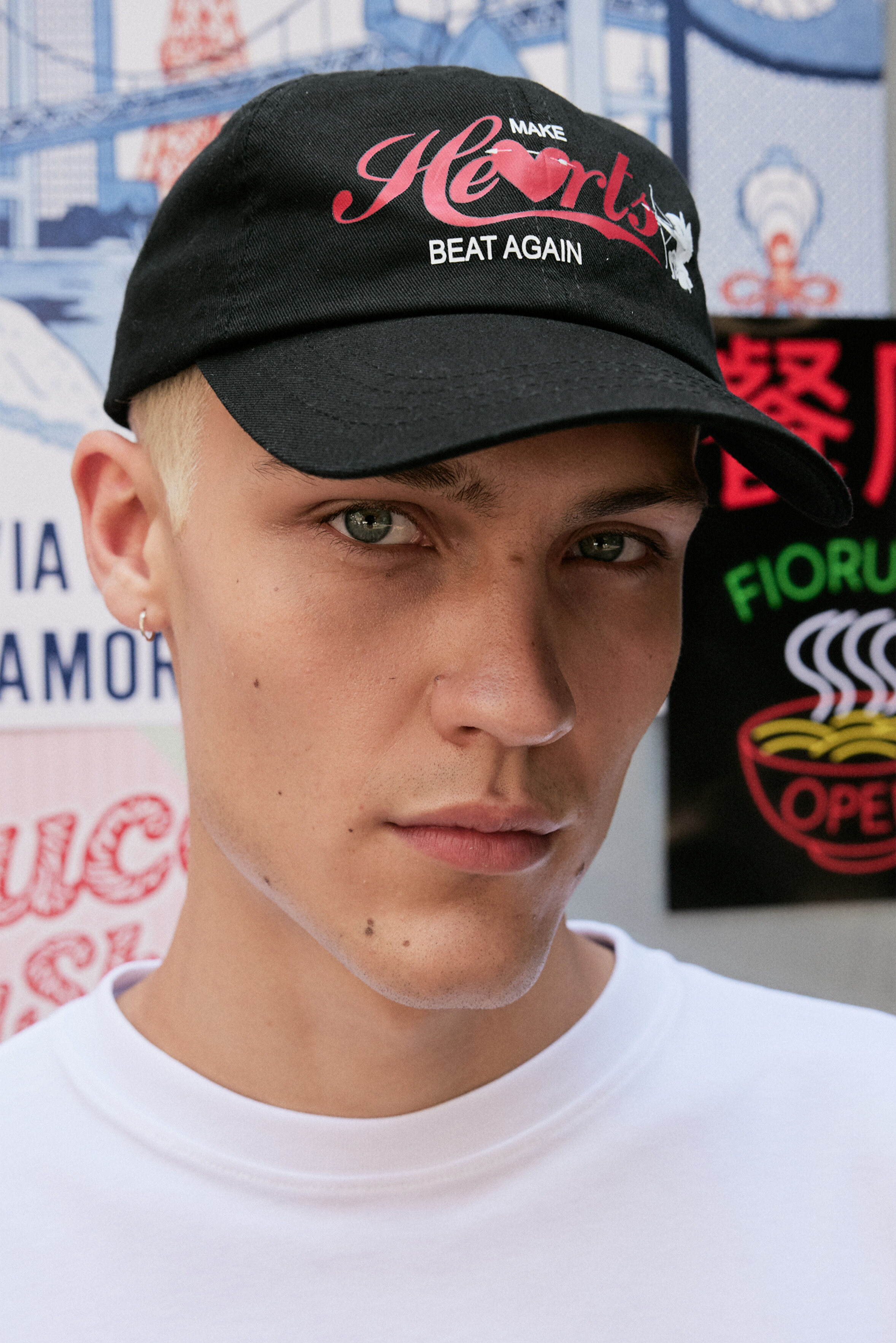 Make Hearts Beat Again Cap Black