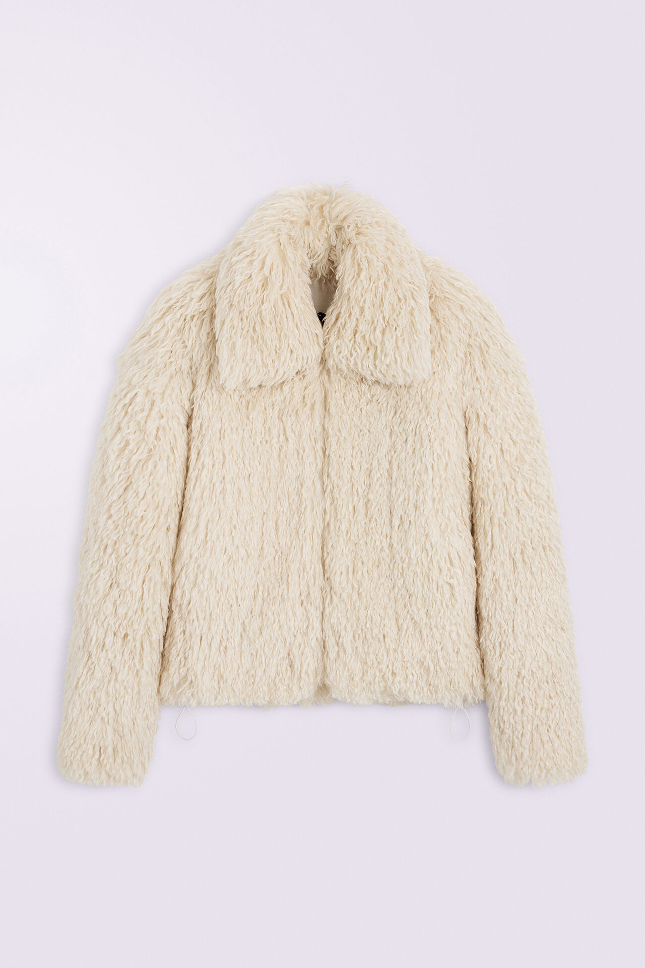 Unisex Faux Fur Jacket Cream