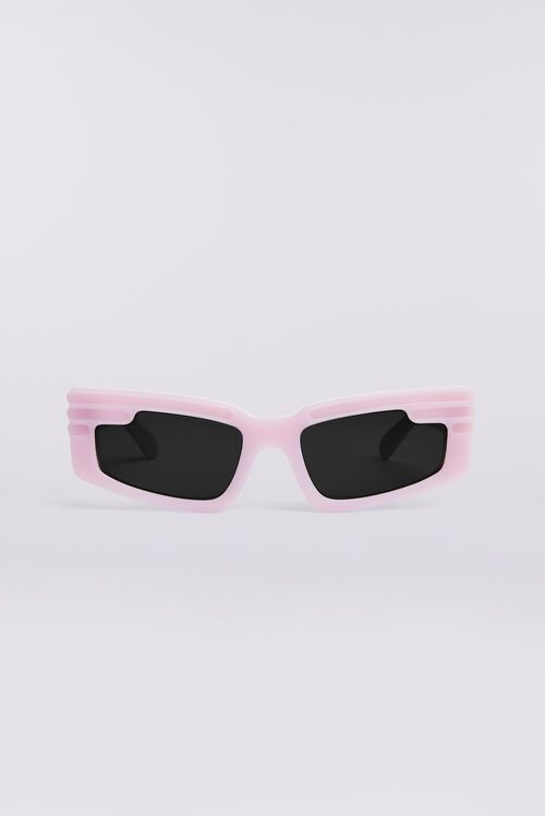Rectangular Wing Sunglasses Pink