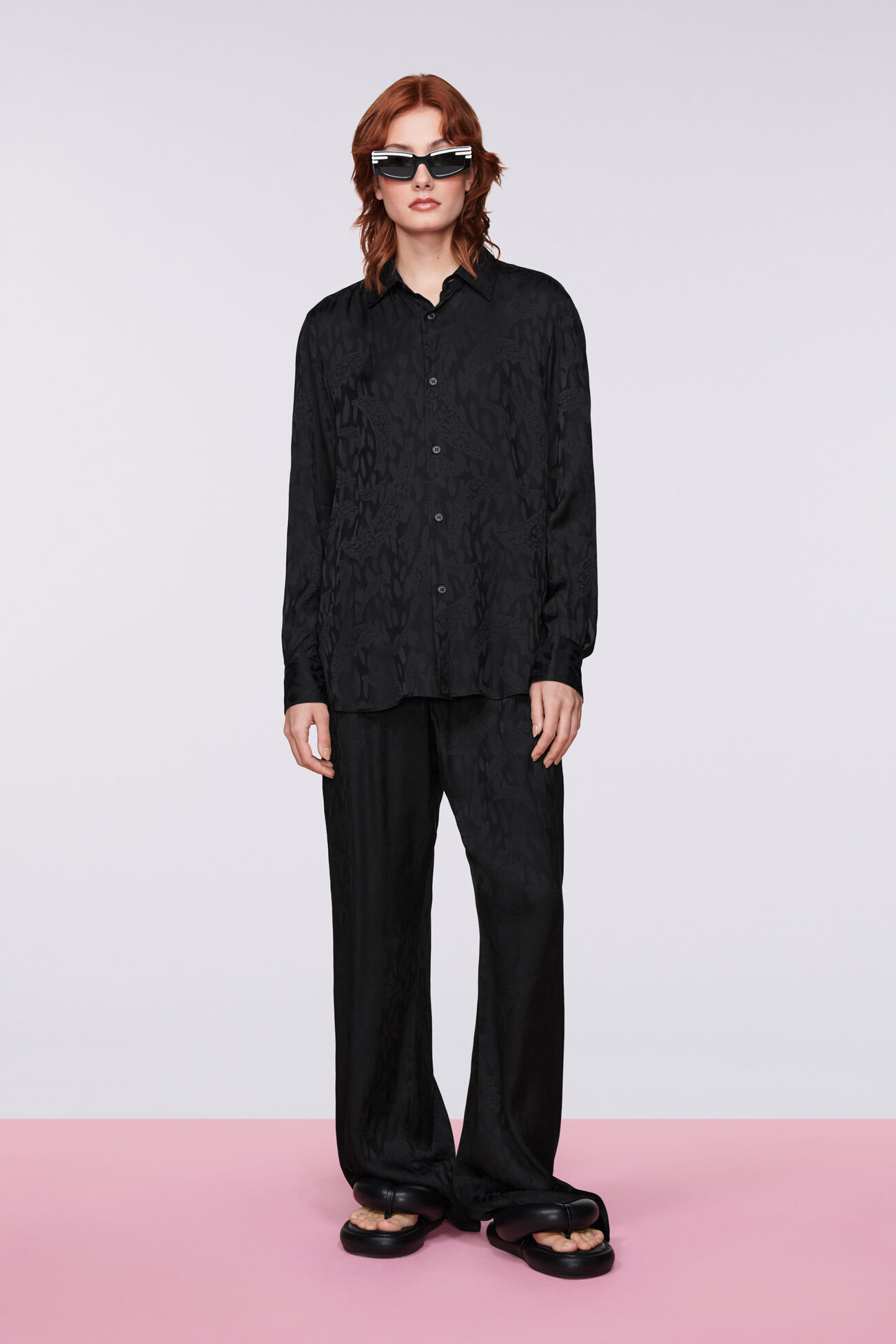 Banimalier Jacquard Shirt Black
