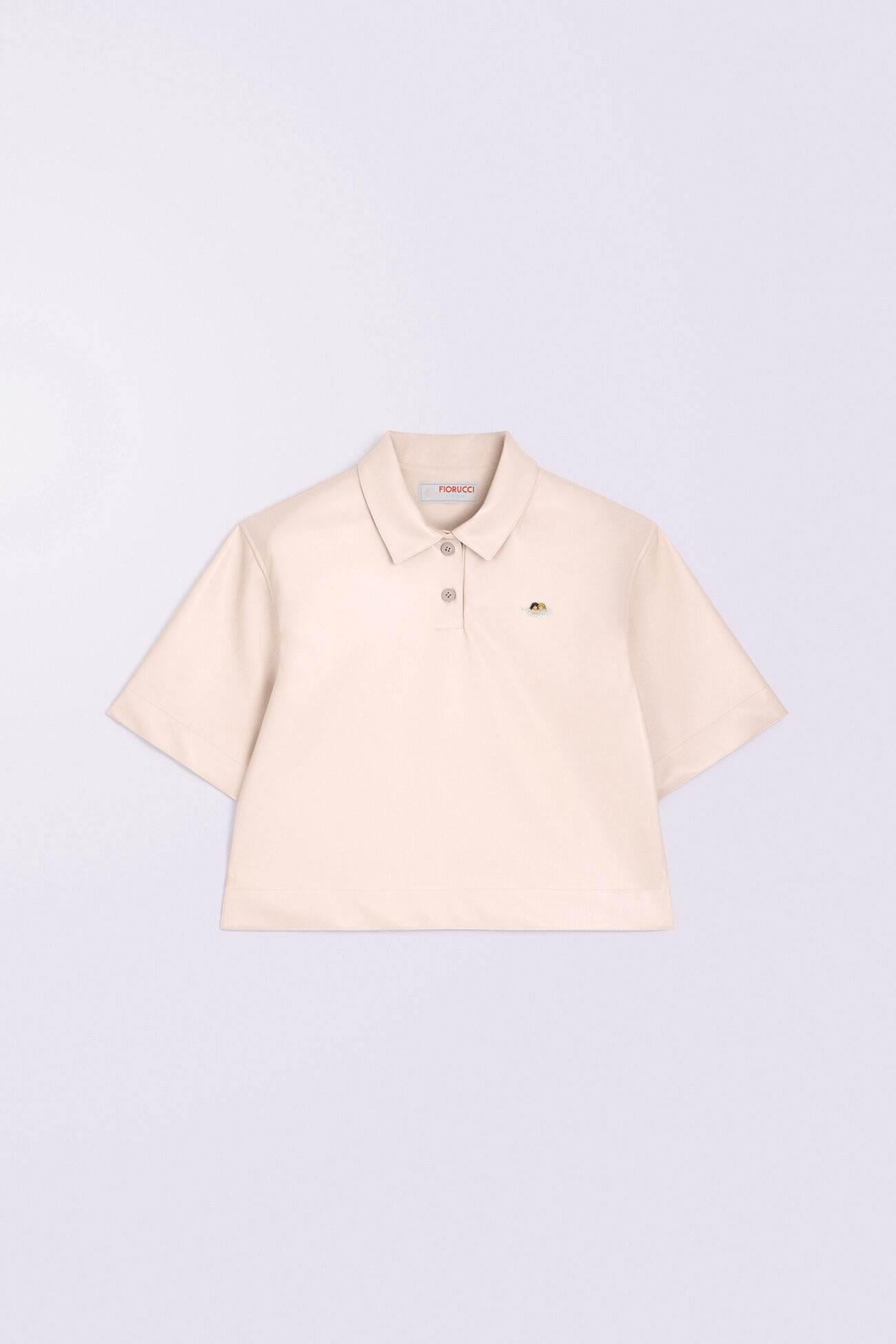 Angels Patch Polo Shirt Pink