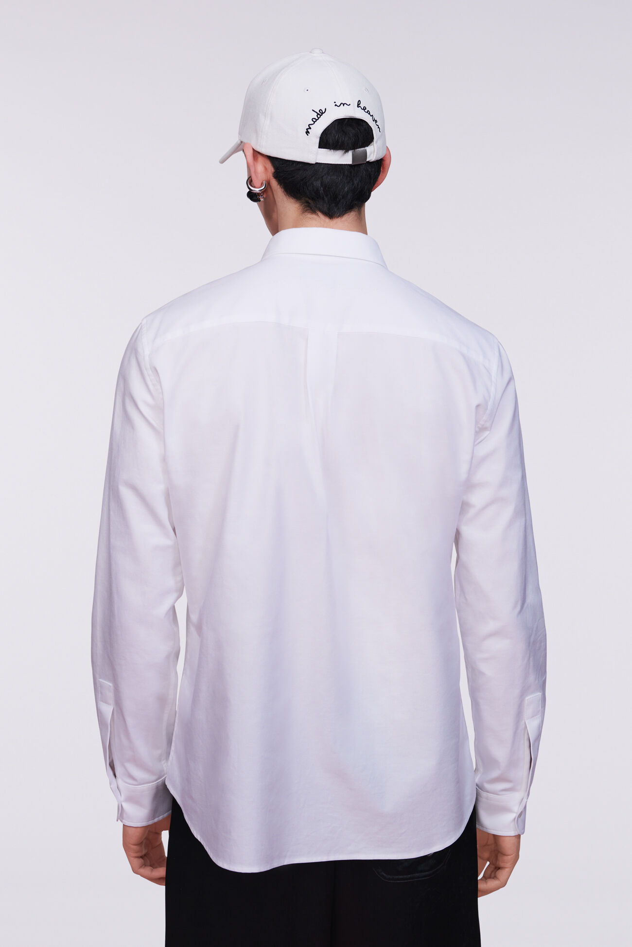 Embroidered Angels Shirt White