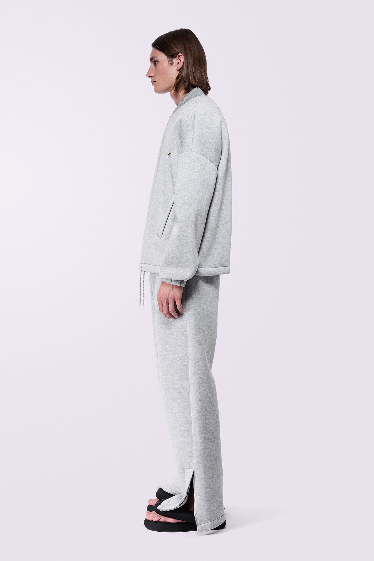 Unisex Angels Neoprene Jacket Grey