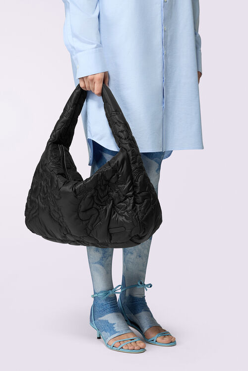 Kissing Angels Quilted Bag Black