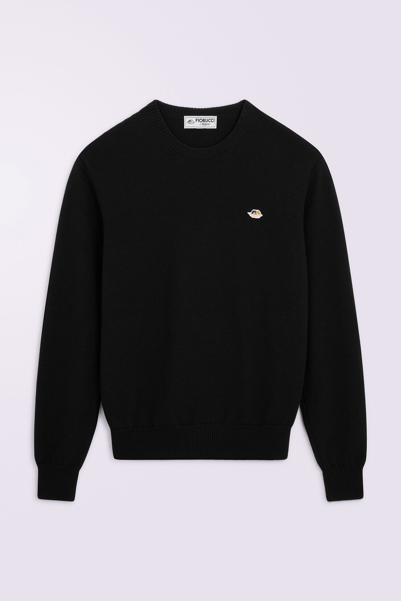 Angels Patch Knit Jumper Black