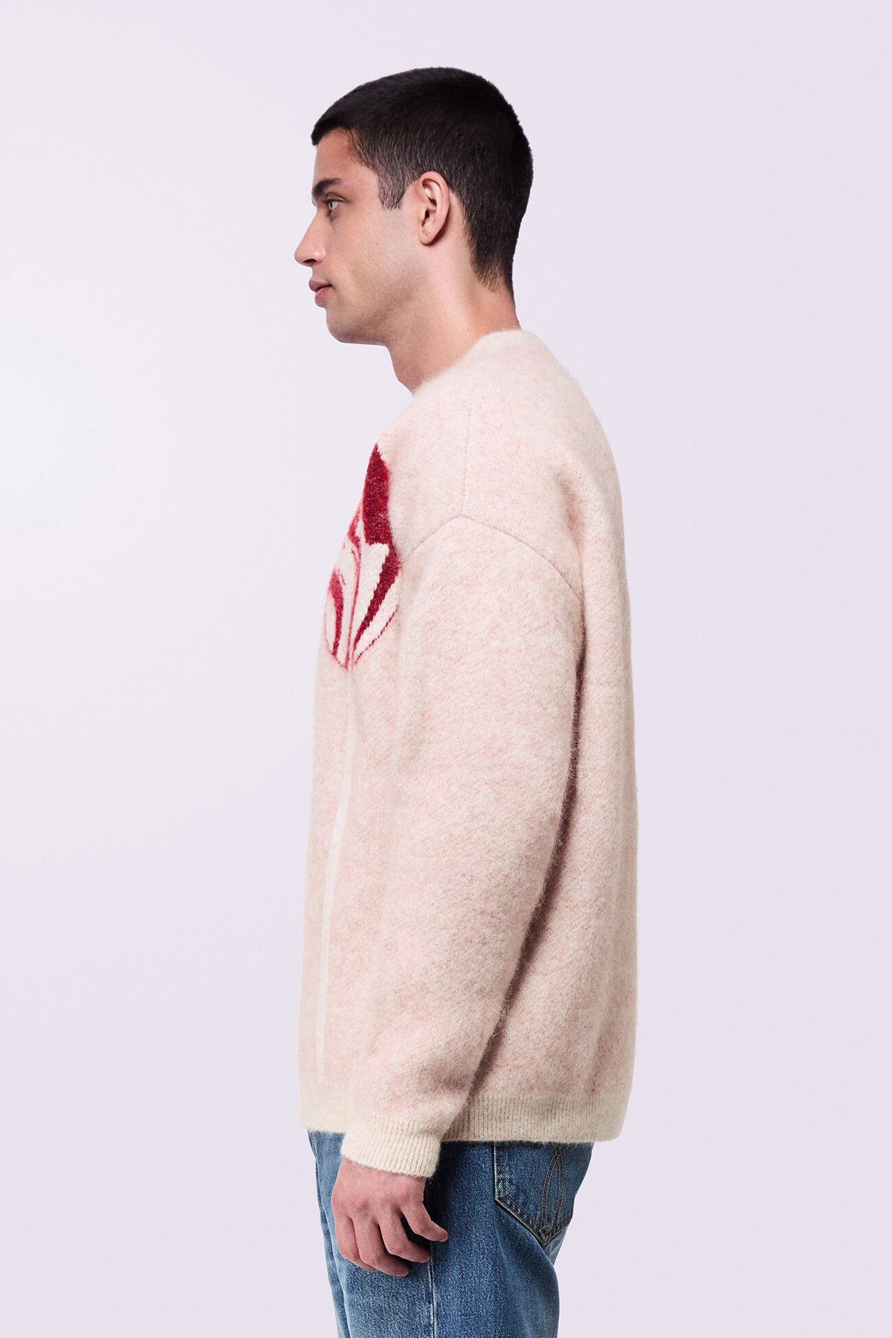 Unisex Lollipop Knit Jumper Cream