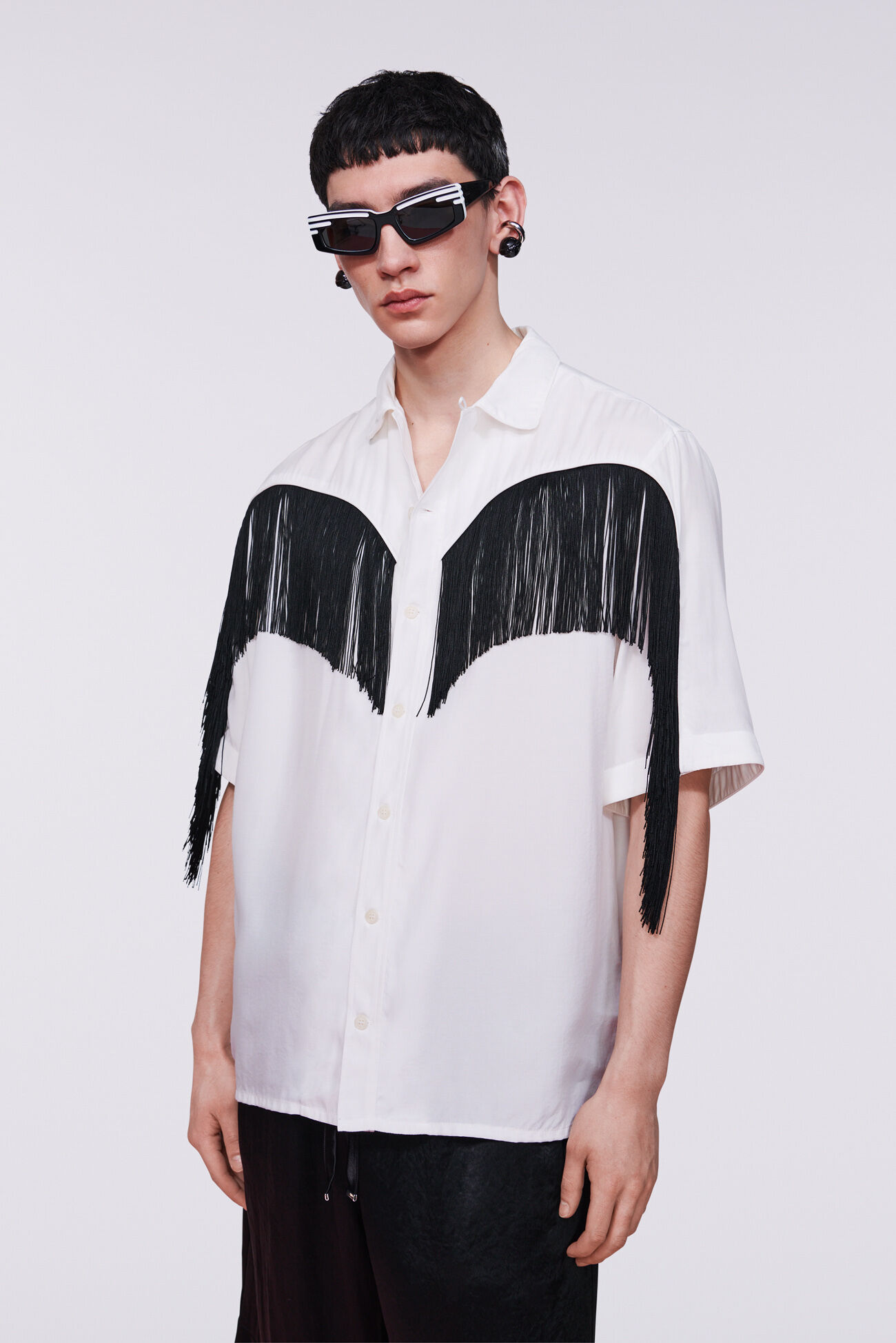 Fringe Shirt White