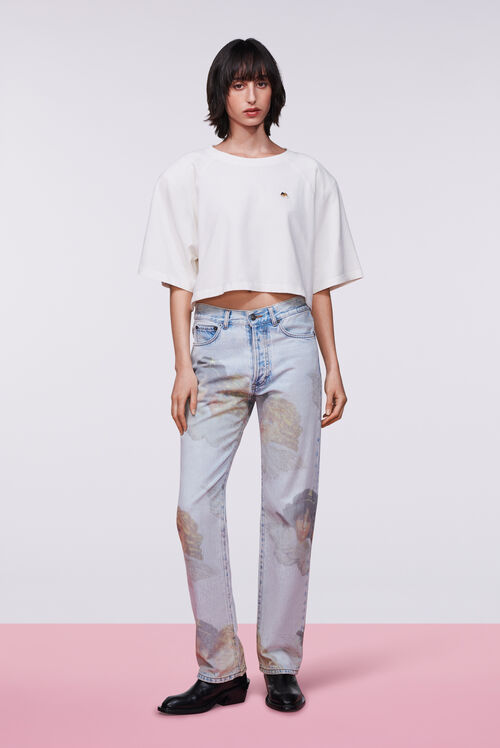 Angels Straight Fit Jeans Bleach Blue