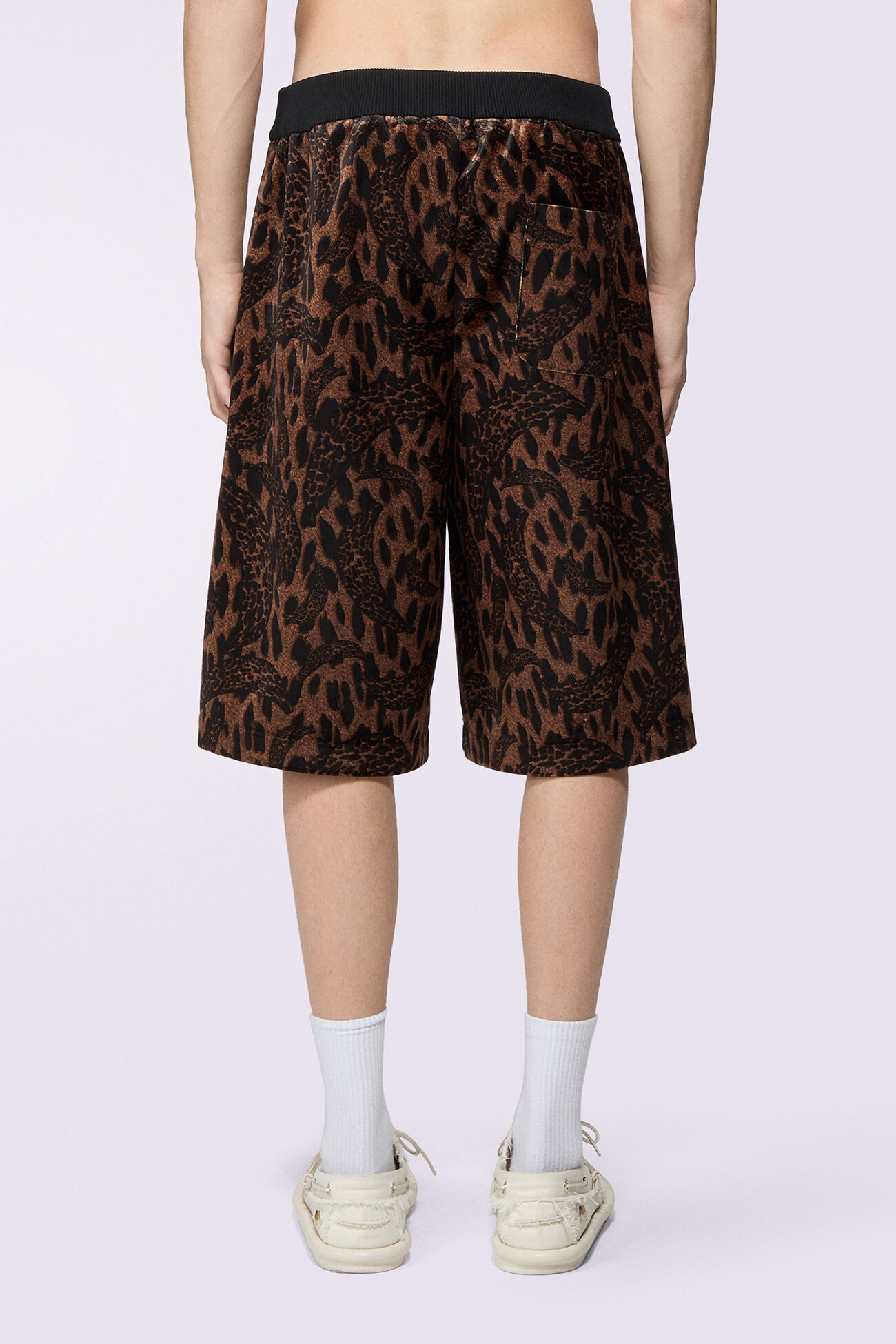 Banimalier Velour Bermuda Shorts Multi