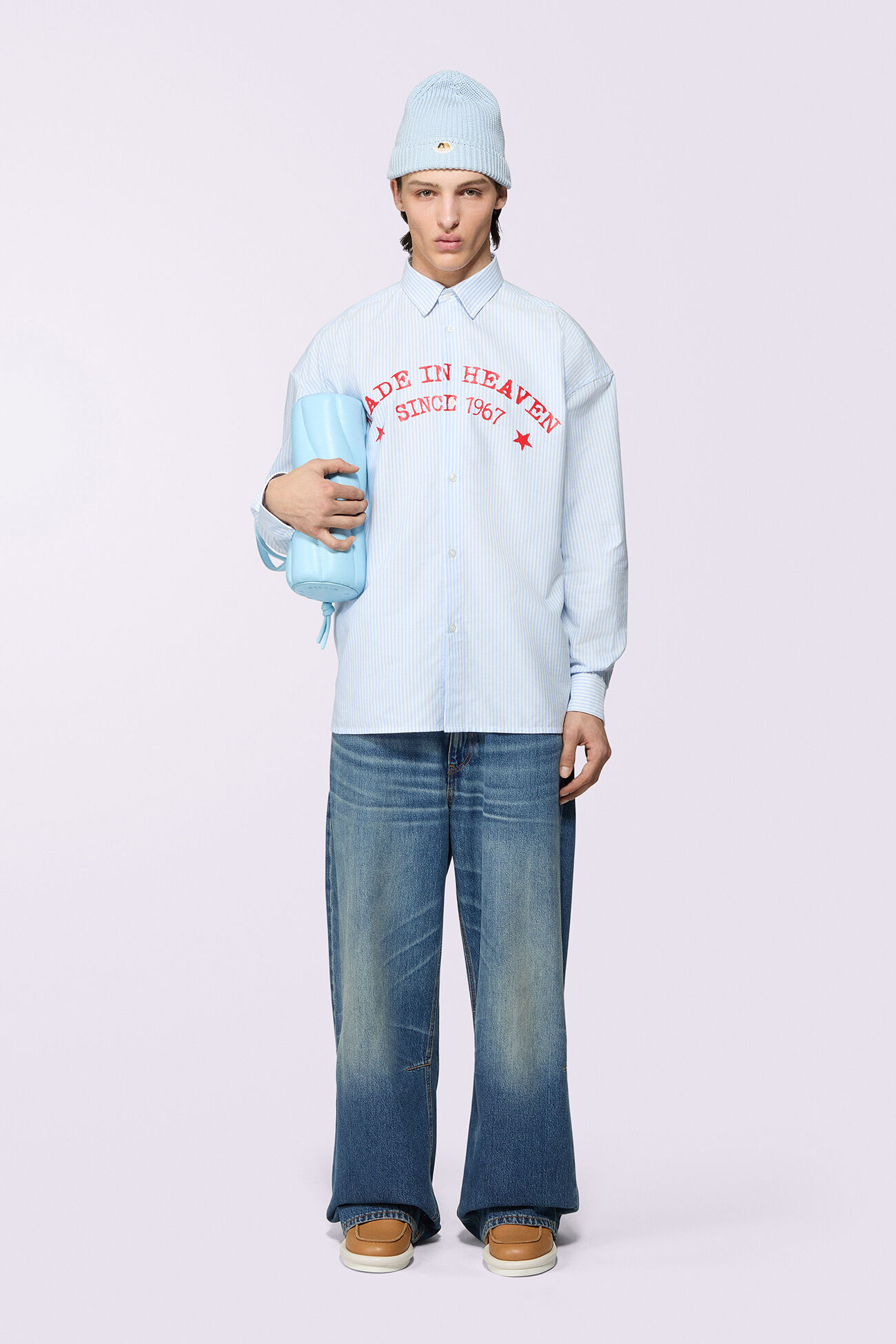 Made In Heaven Stripe Shirt Blue