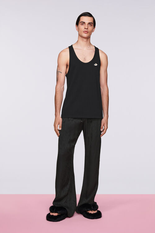 Angels Patch Tank Top Black