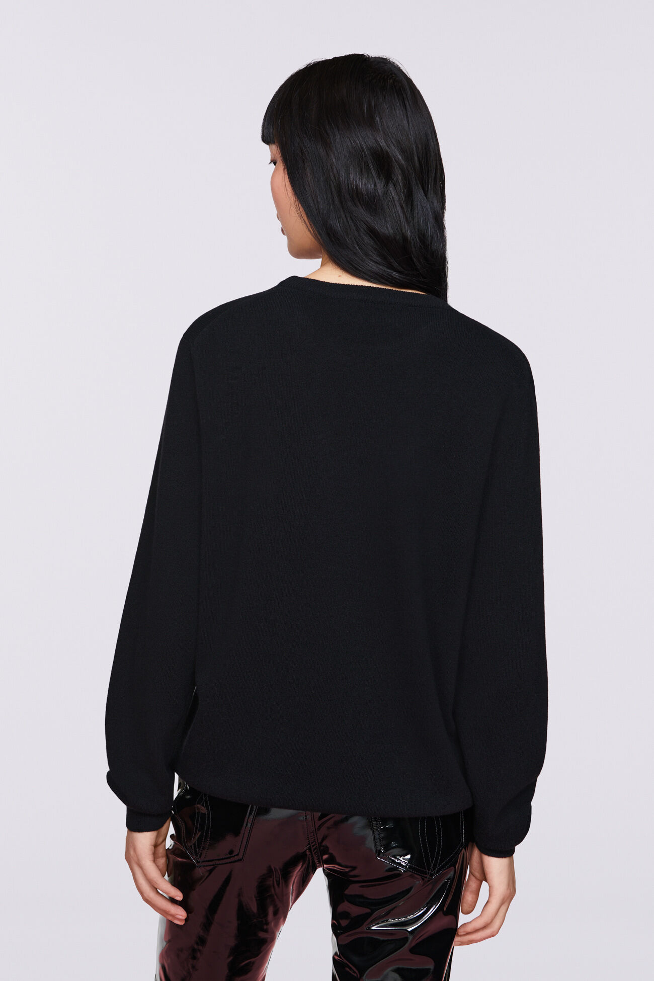 Angels Patch Knit Jumper Black