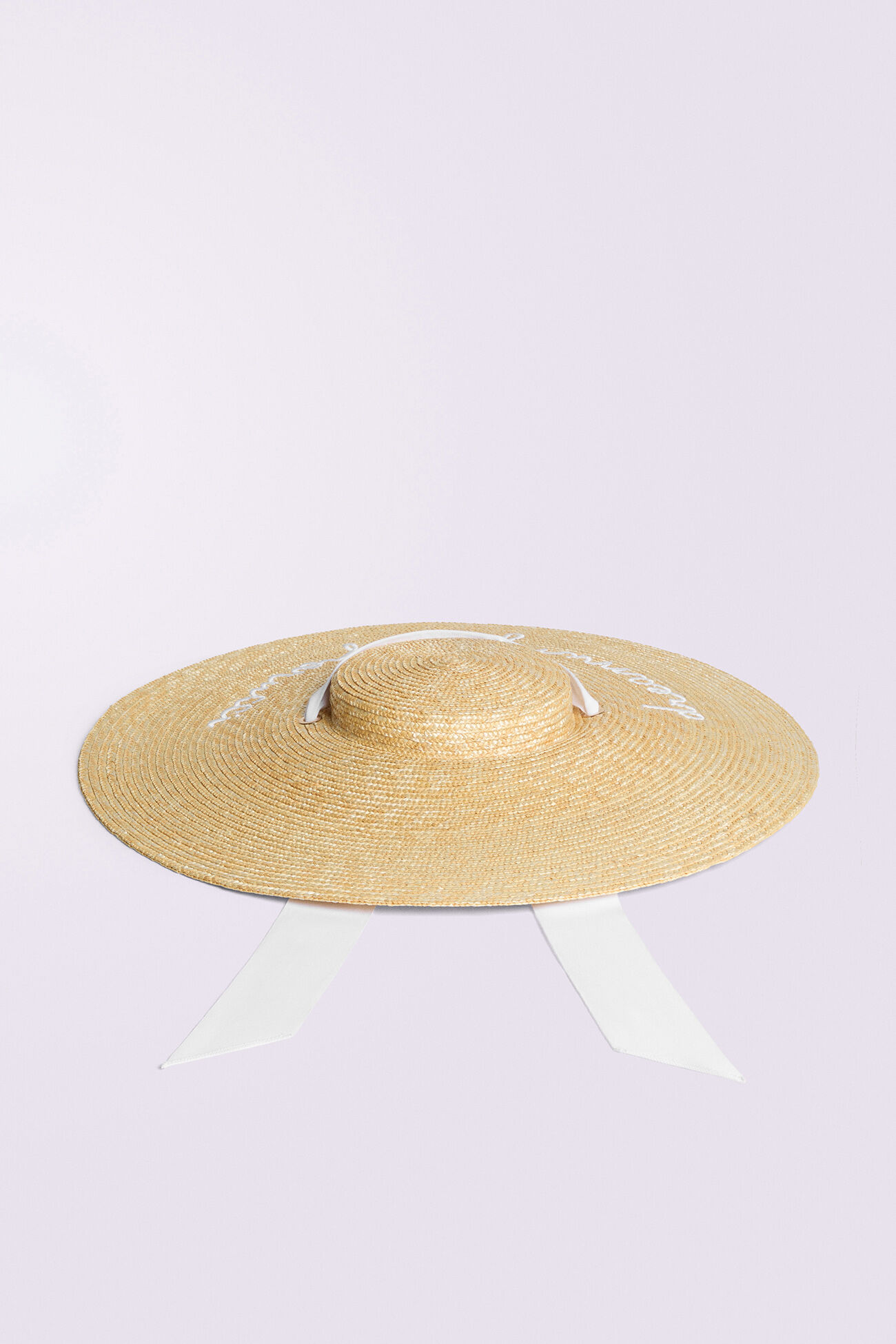 Straw Tie Hat Multi