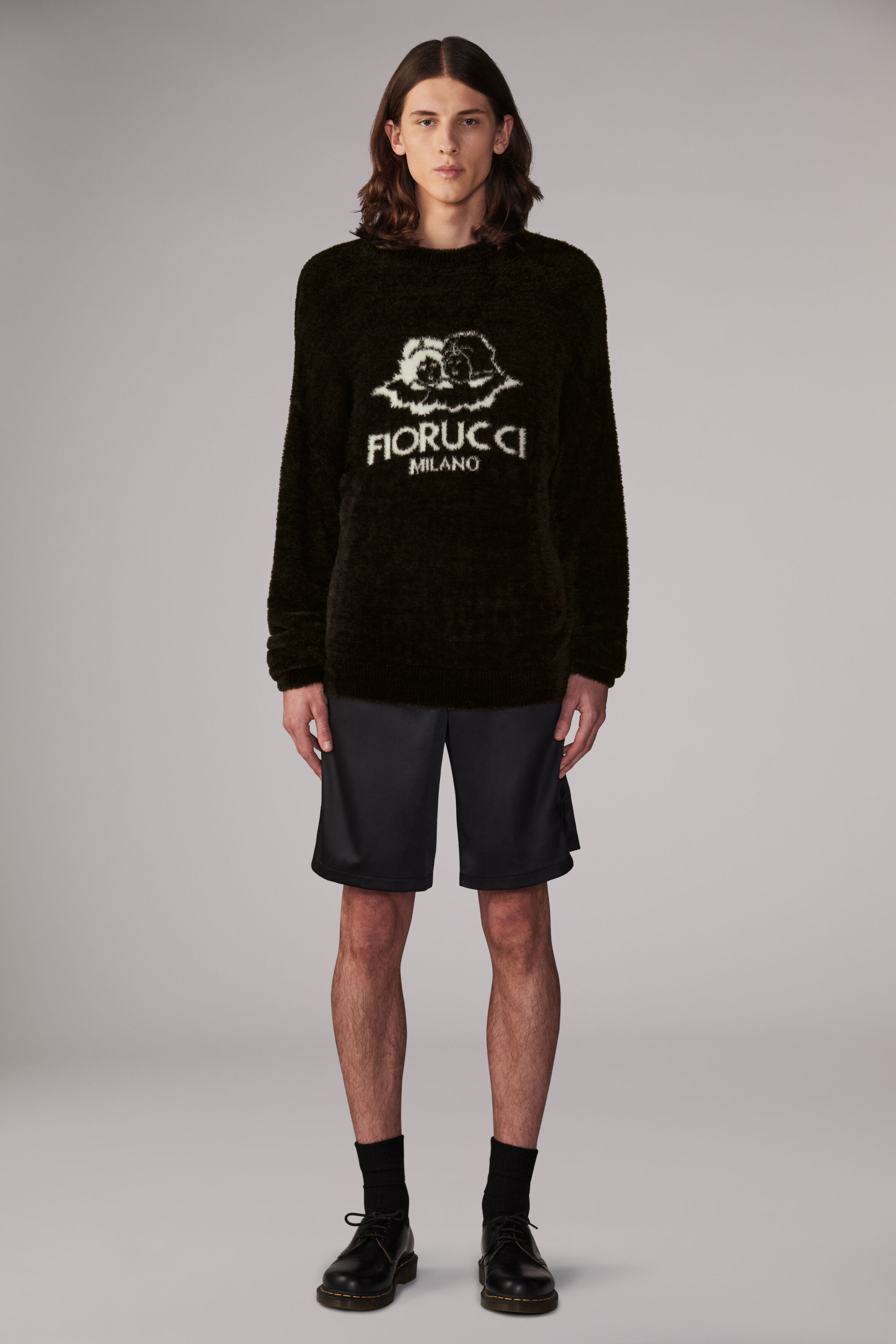 Unisex Milano Angels Knit Jumper Black