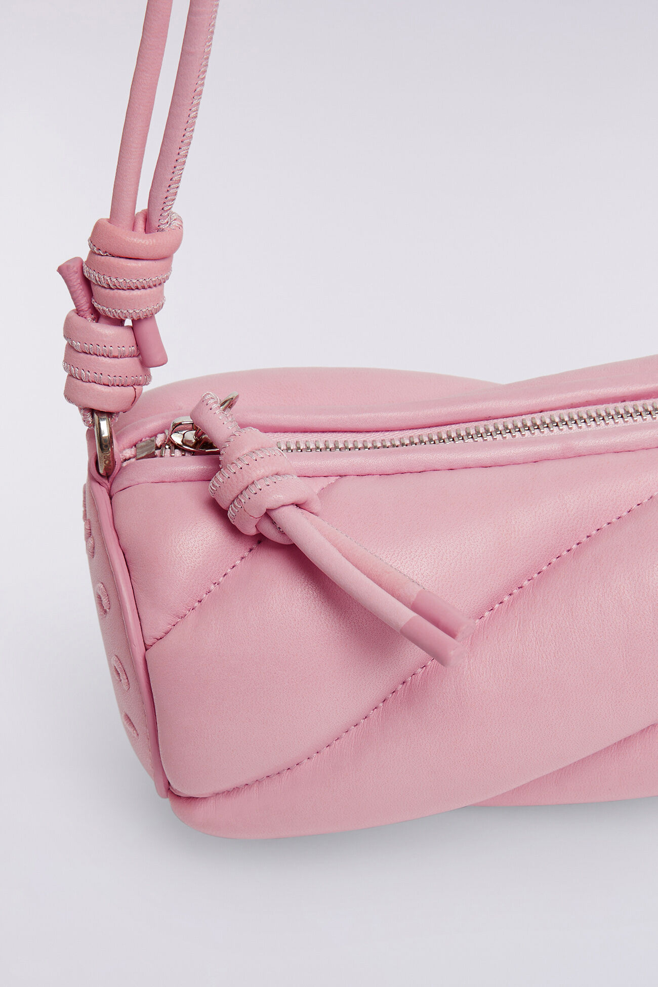 Mella Leather Mini Bag Pink
