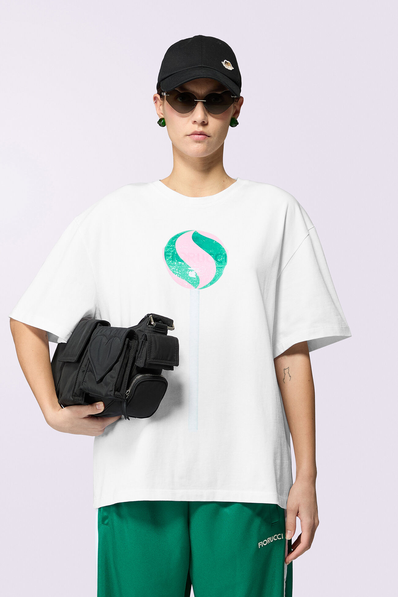 Unisex Lollipop Graphic T-Shirt White