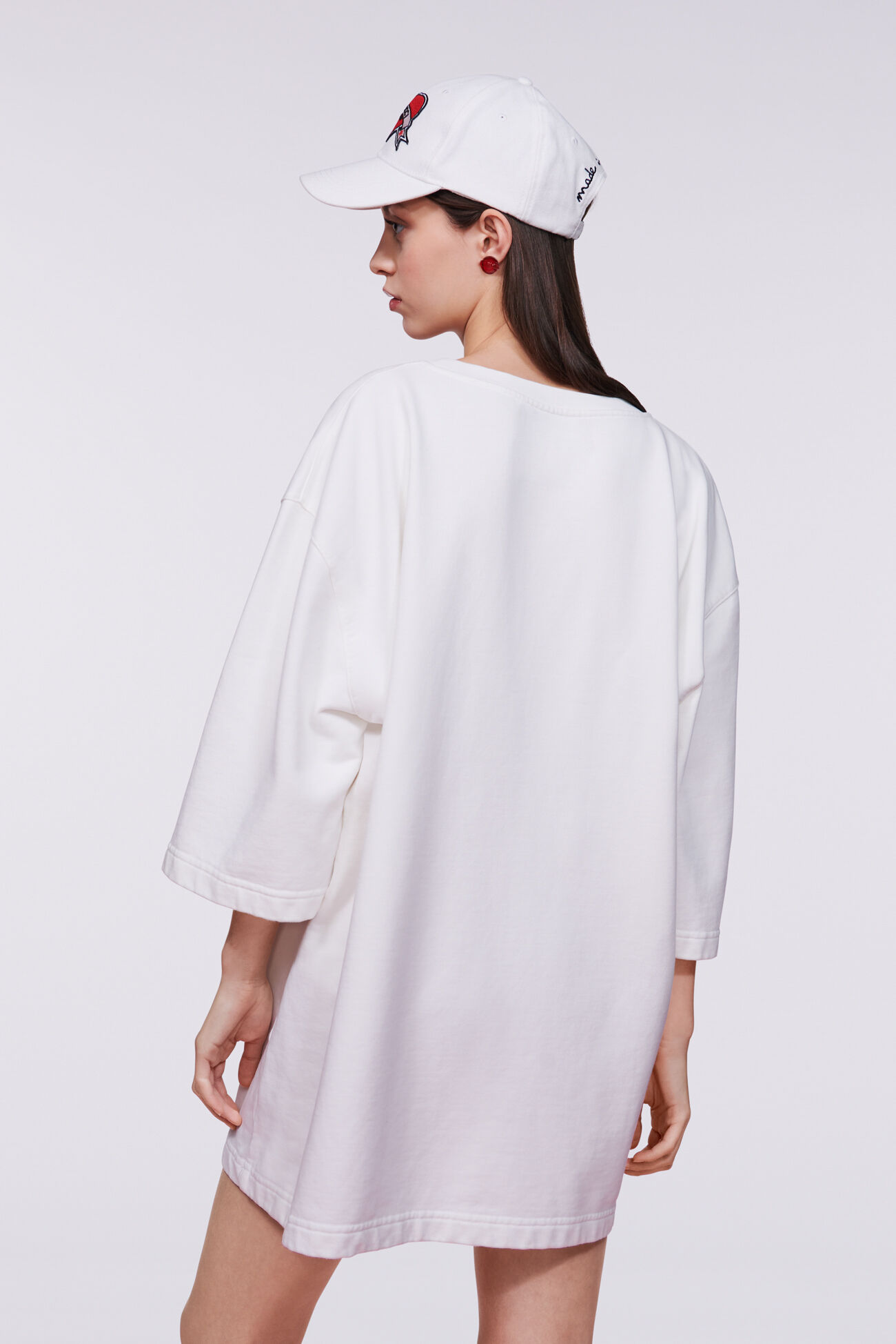 Unisex Angels Oversized Sweatshirt White