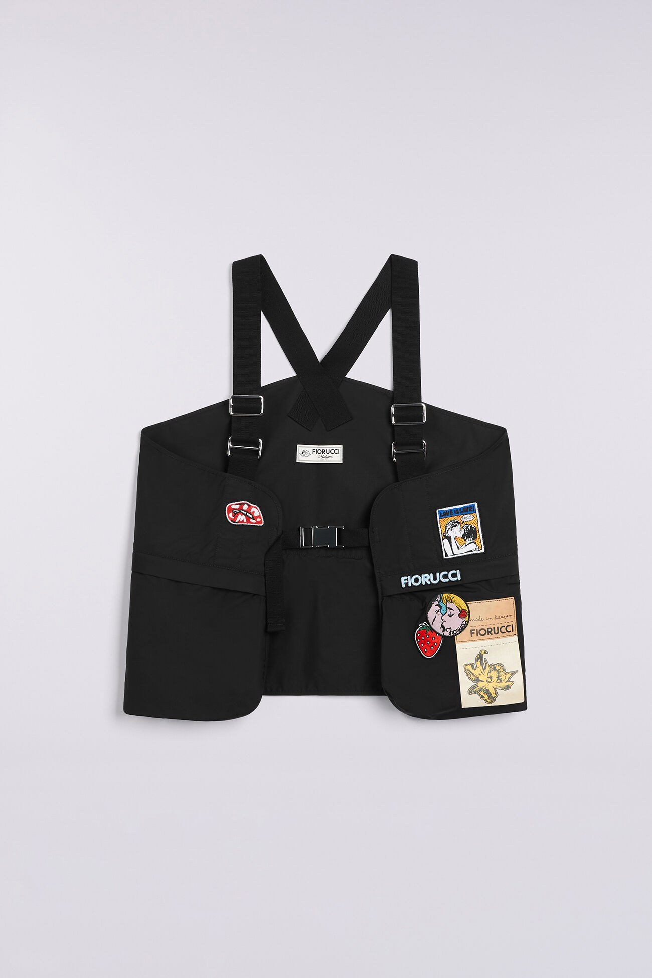 Utility Patch Vest Black