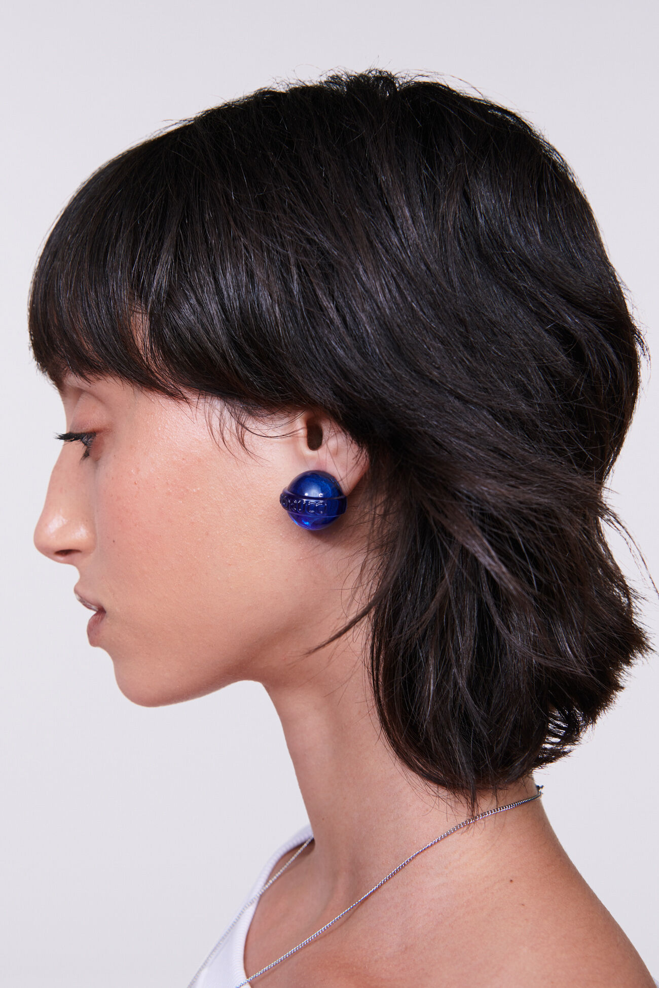 Mini Lollipop Earrings Blue