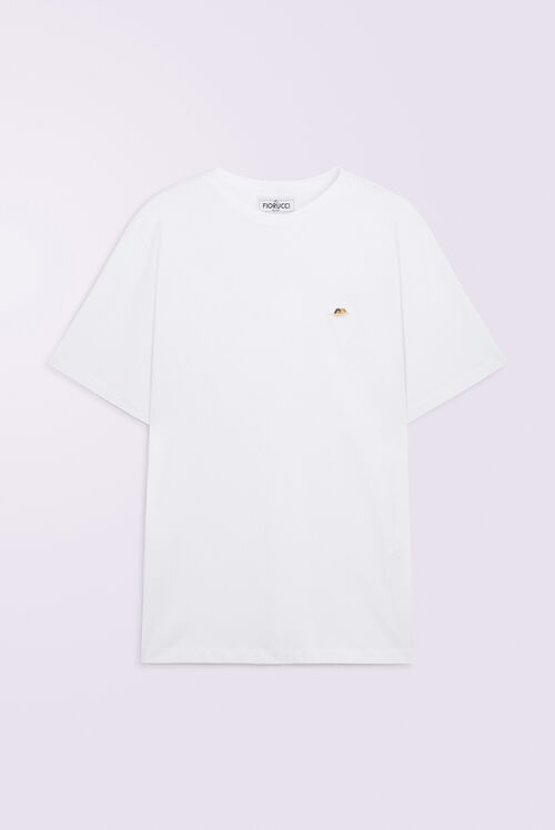 Unisex Angels Patch T-Shirt White