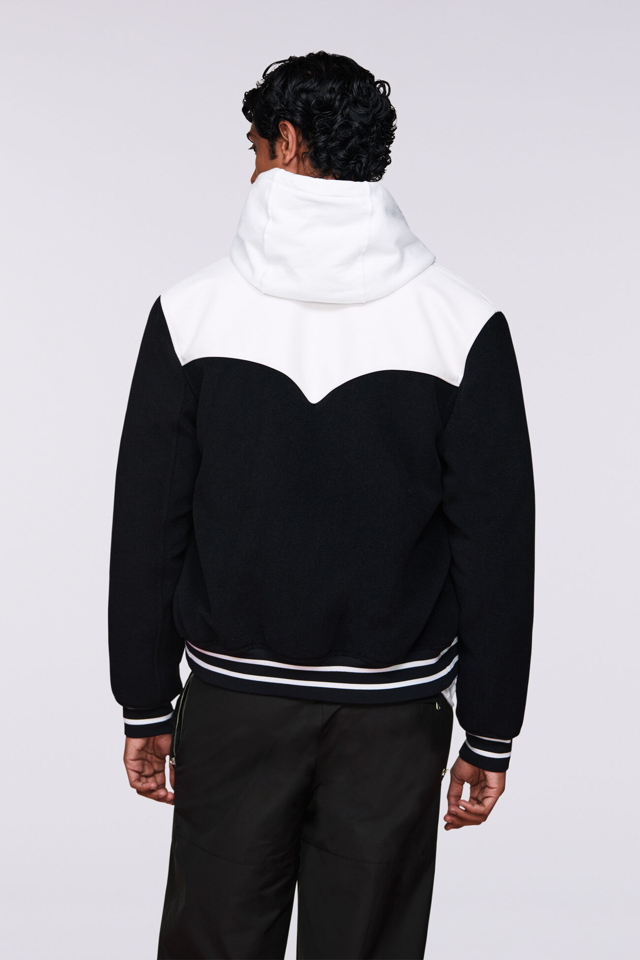 Varsity Patch Jacket Black