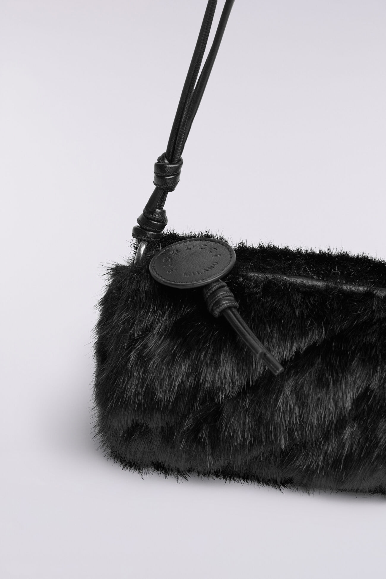 Fiorucci Mella Faux Fur Mini Bag Black One Size