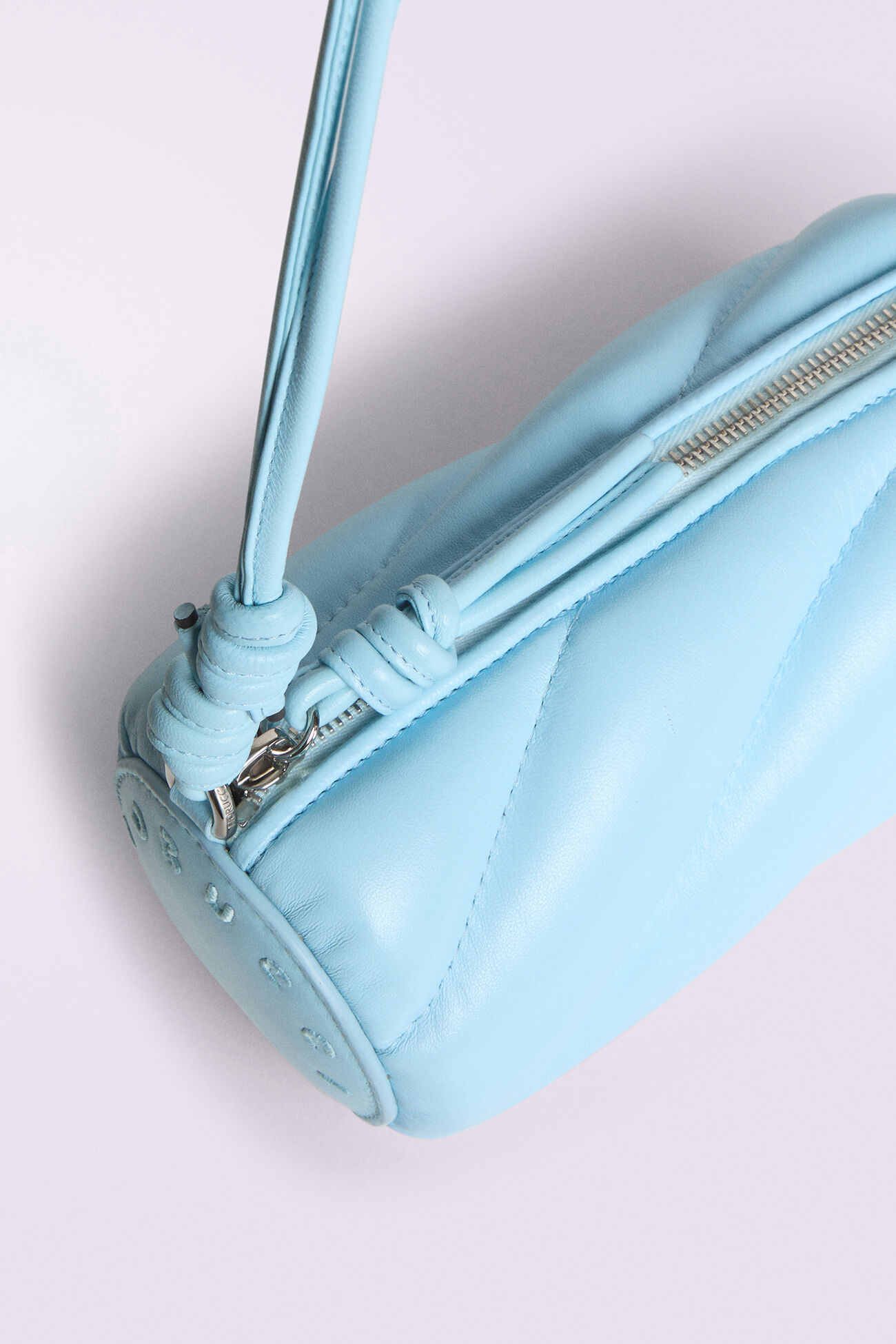 Mella Leather Mini Bag Blue