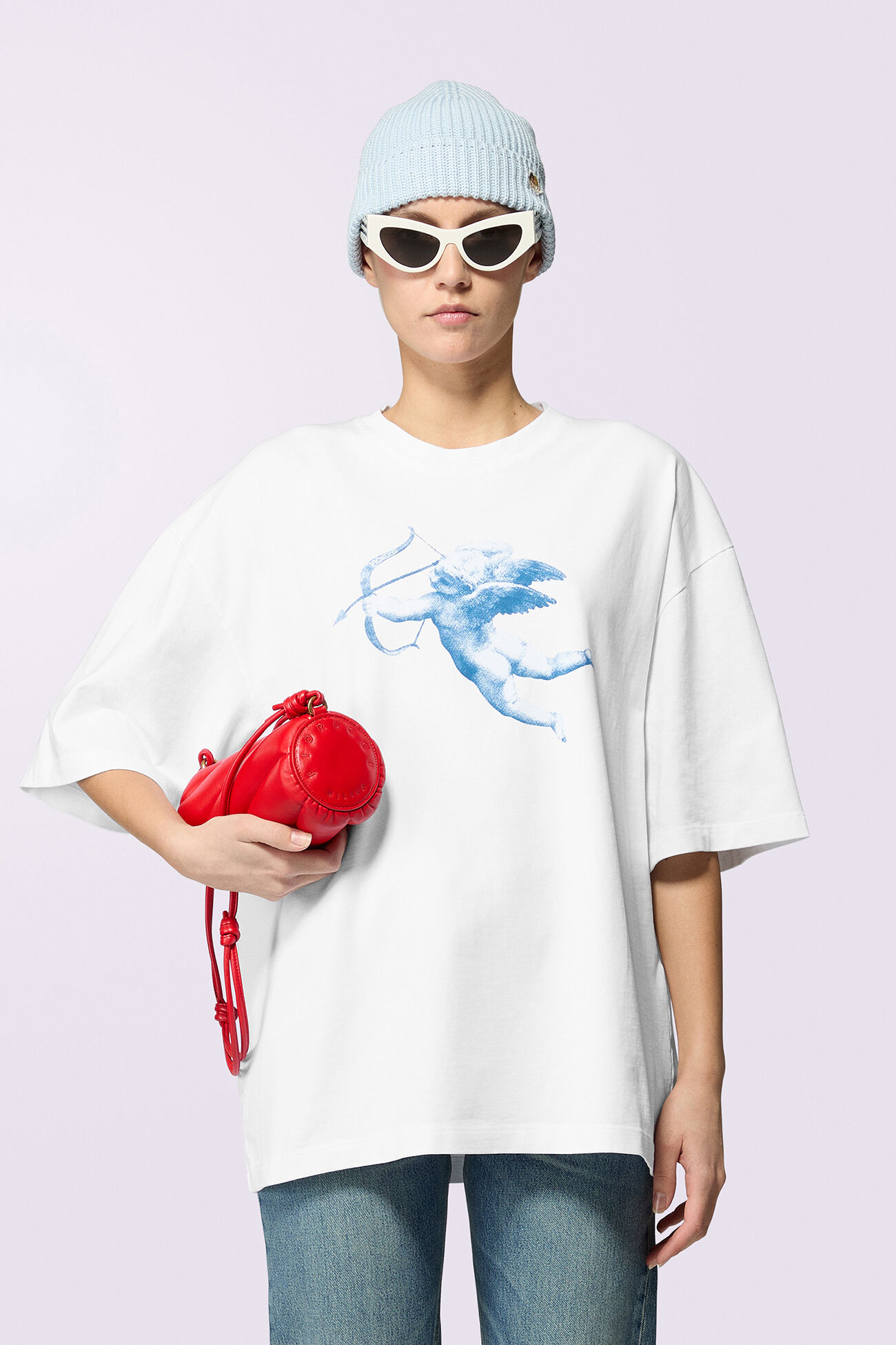 Unisex Cupid Graphic T-Shirt White