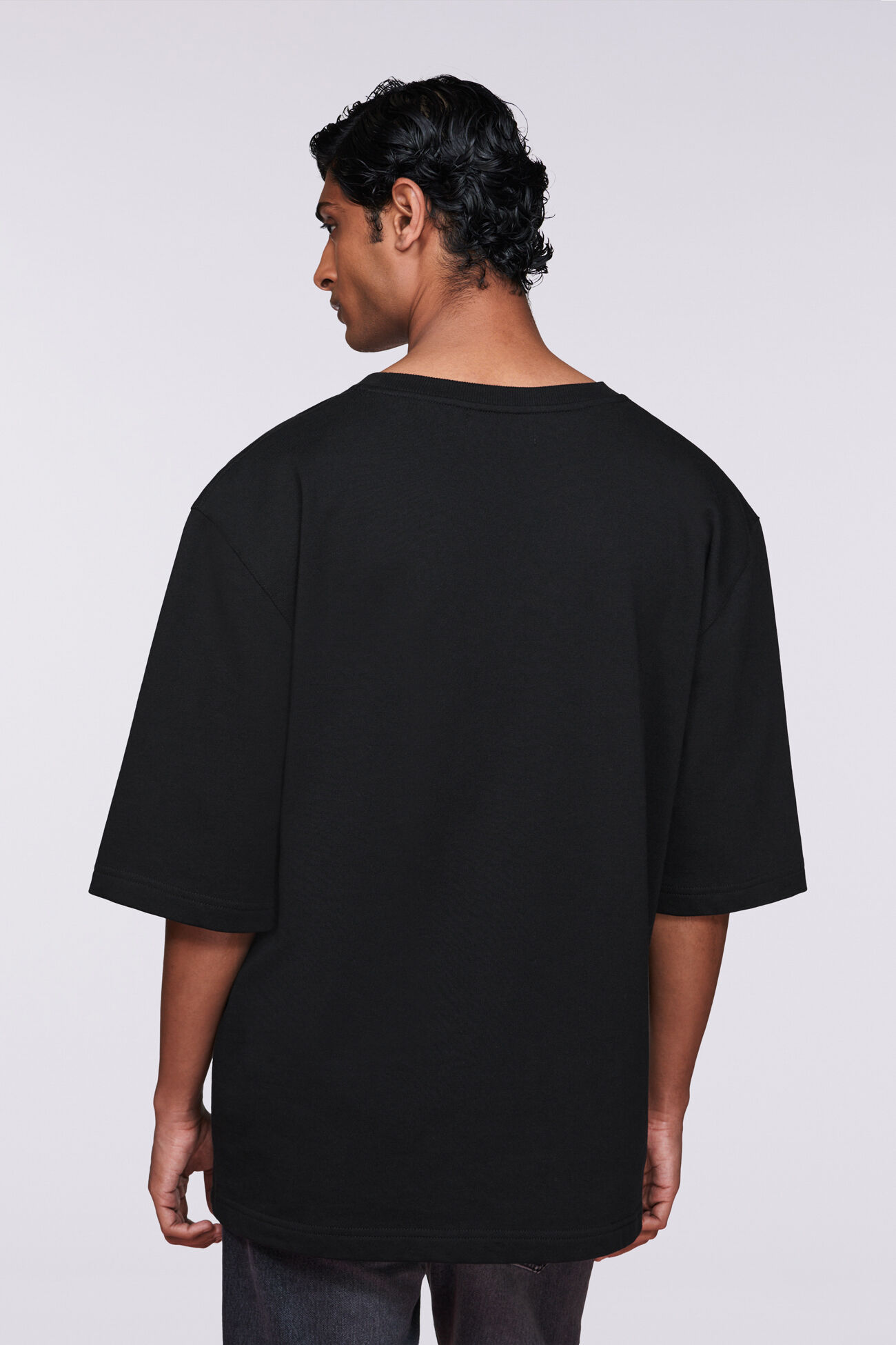 Unisex Angels Oversized Sweatshirt Black