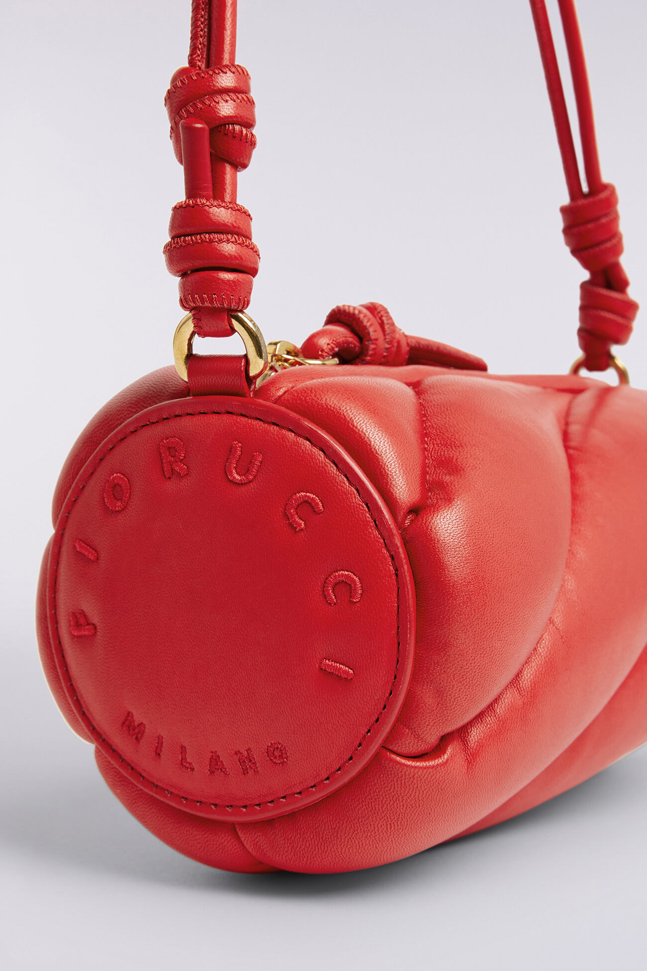 Mella Leather Mini Bag Red