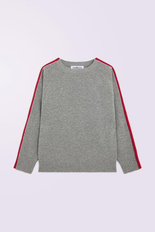 Unisex Puff Knit Jumper Grey