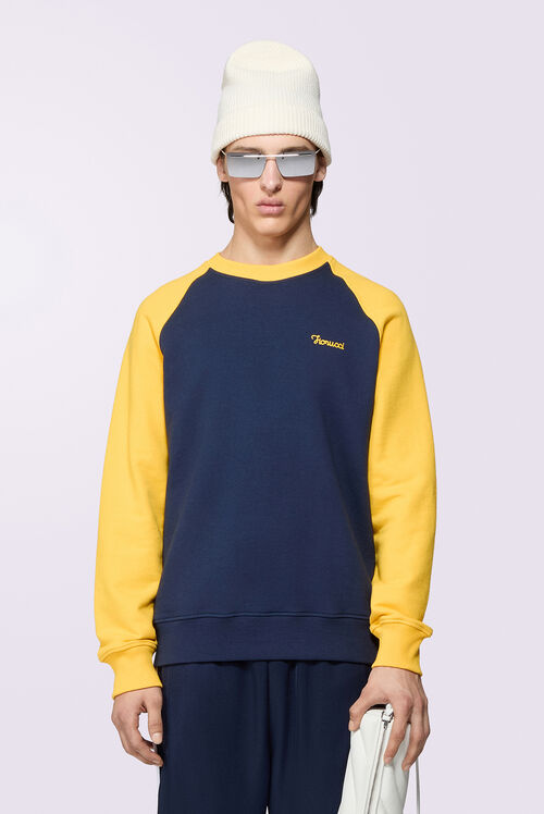 Logo Raglan Sweatshirt Navy