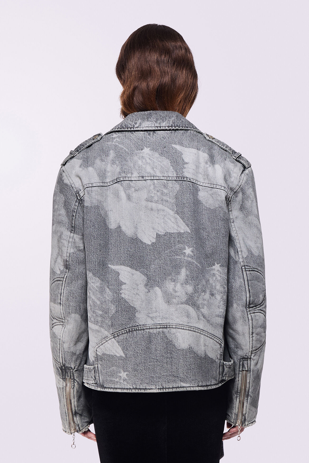 Unisex Angels Denim Jacket Black