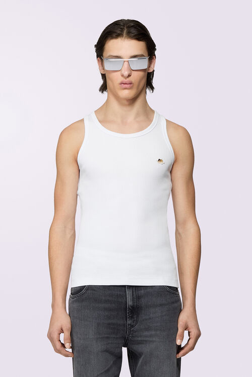 Angels Patch Tank Top White