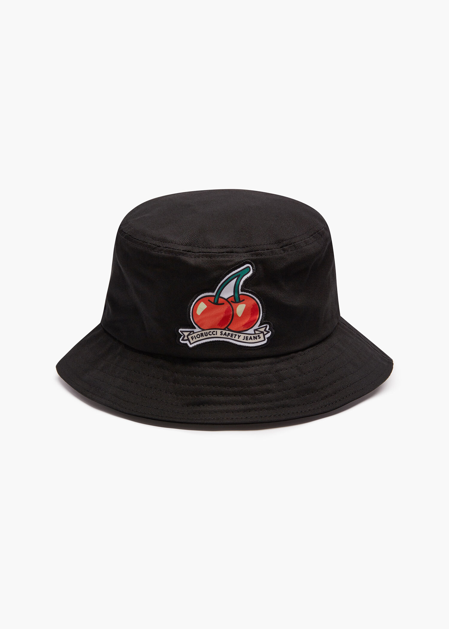 Cherry Bucket Hat Black