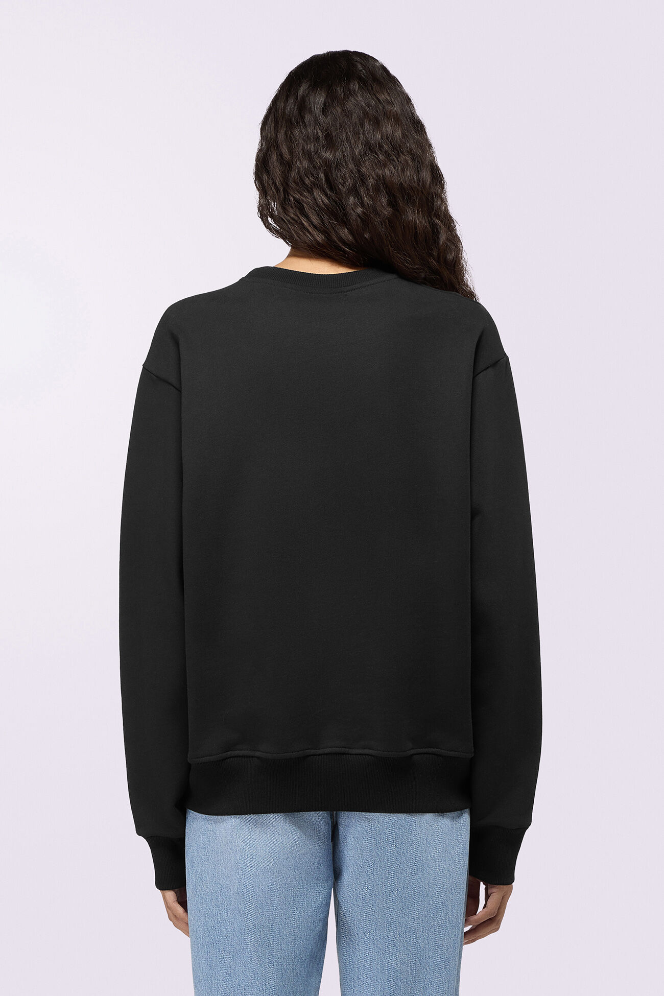 Fish Eye Logo Patch Regular Sweatshirt Black