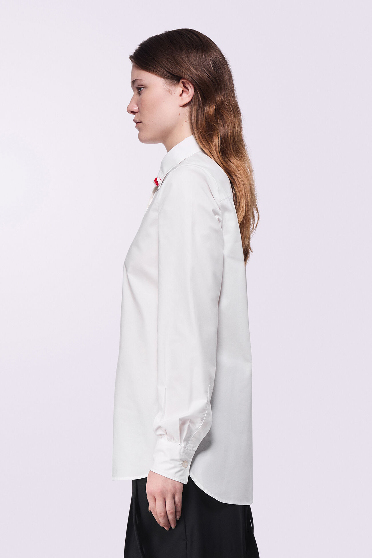 Lollipop Button-Down Shirt White