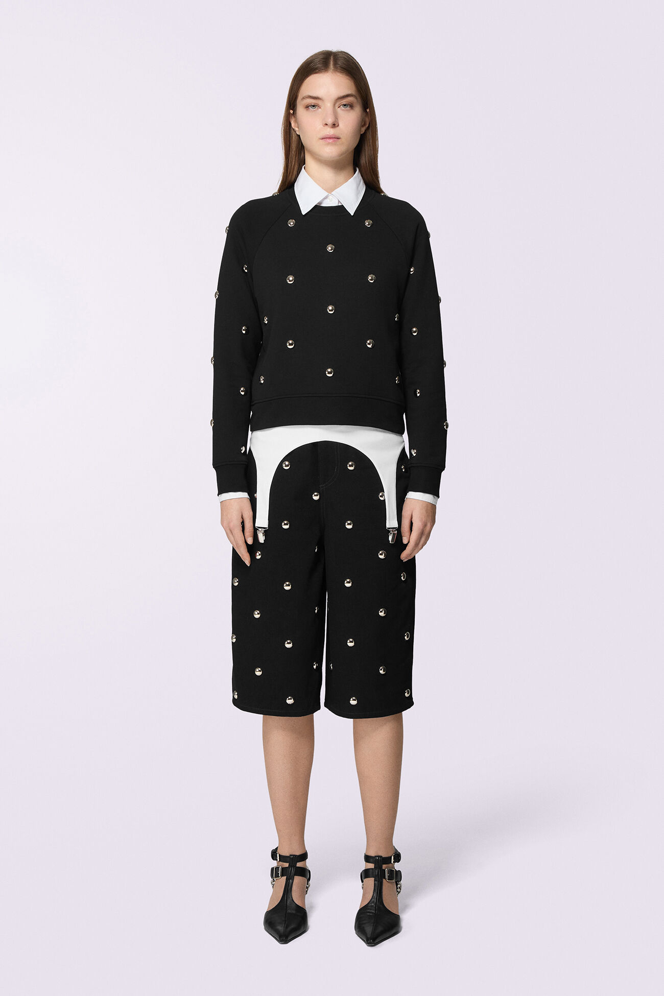 Stud Sweatshirt Black