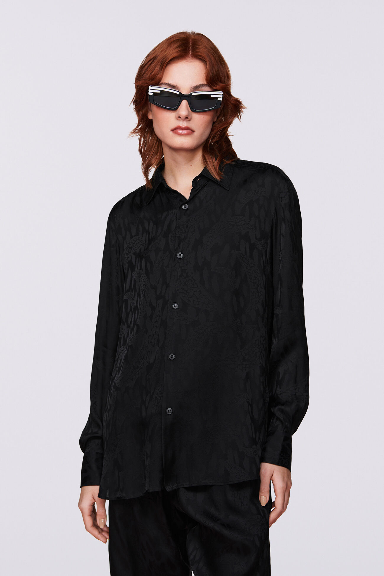Banimalier Jacquard Shirt Black