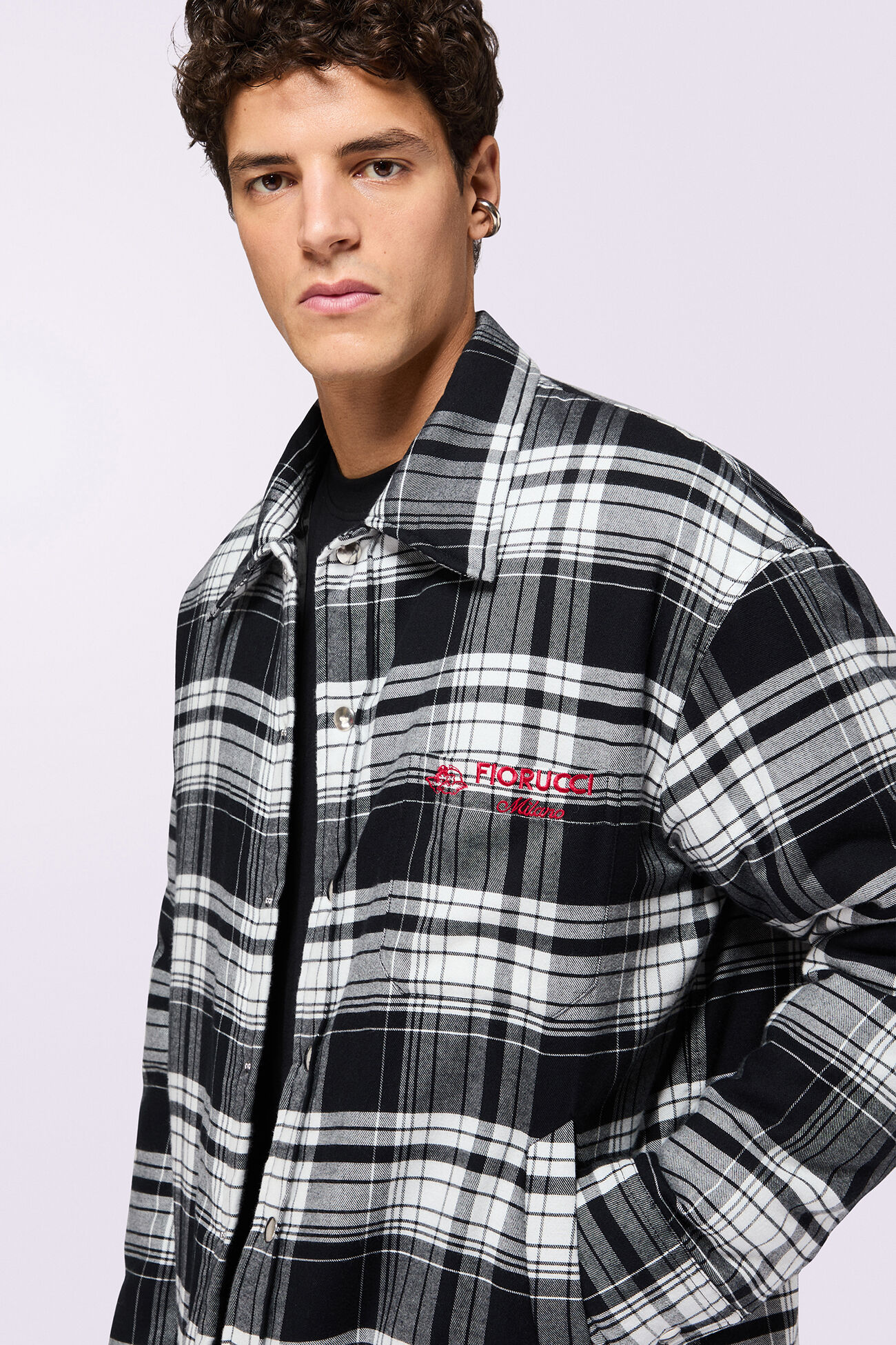 Check Flannel Overshirt Multi