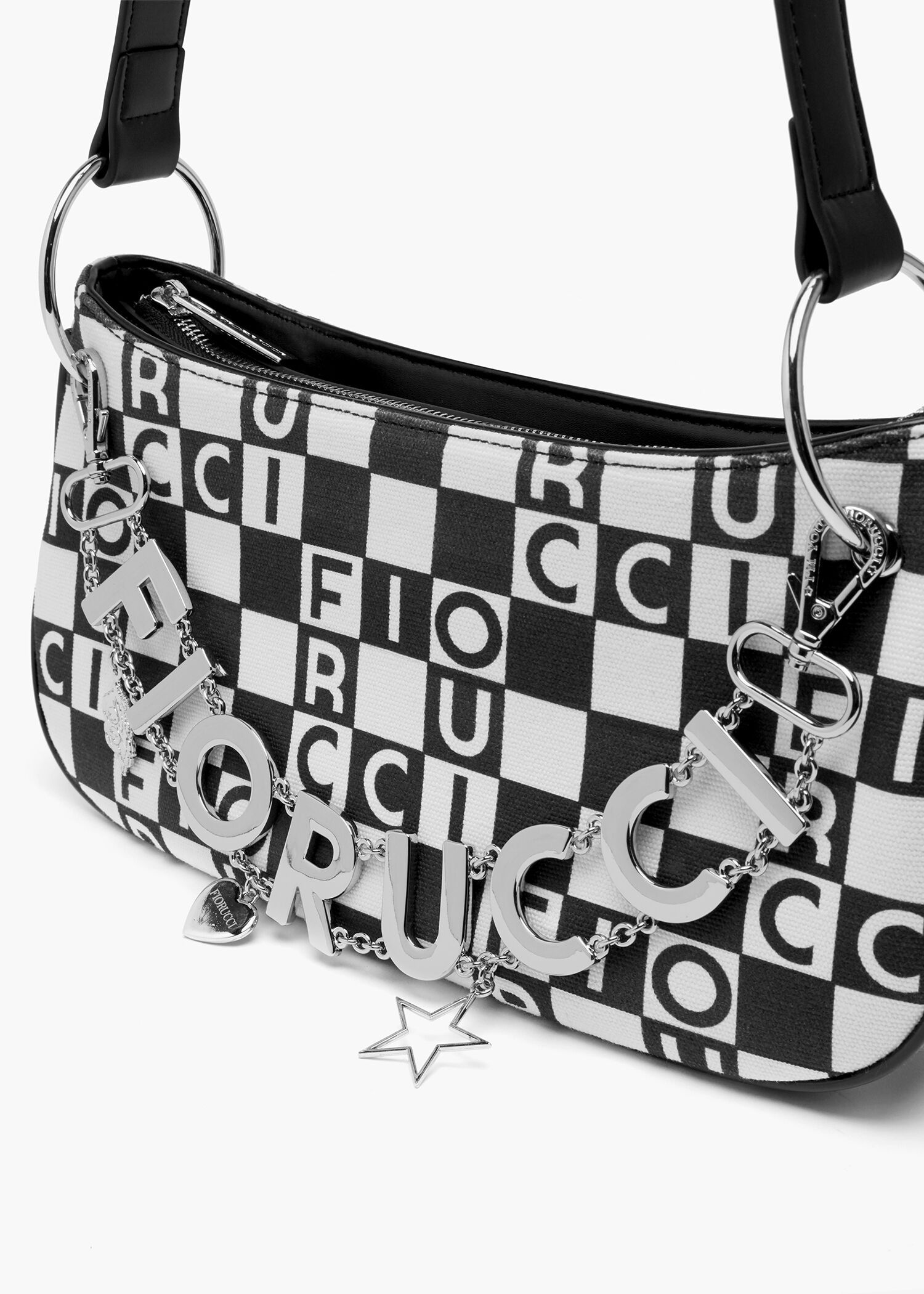Checkerboard Chain Shoulder Bag Multi