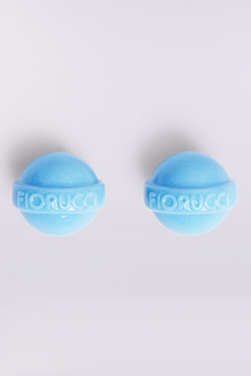 Lollipop Earrings Blue