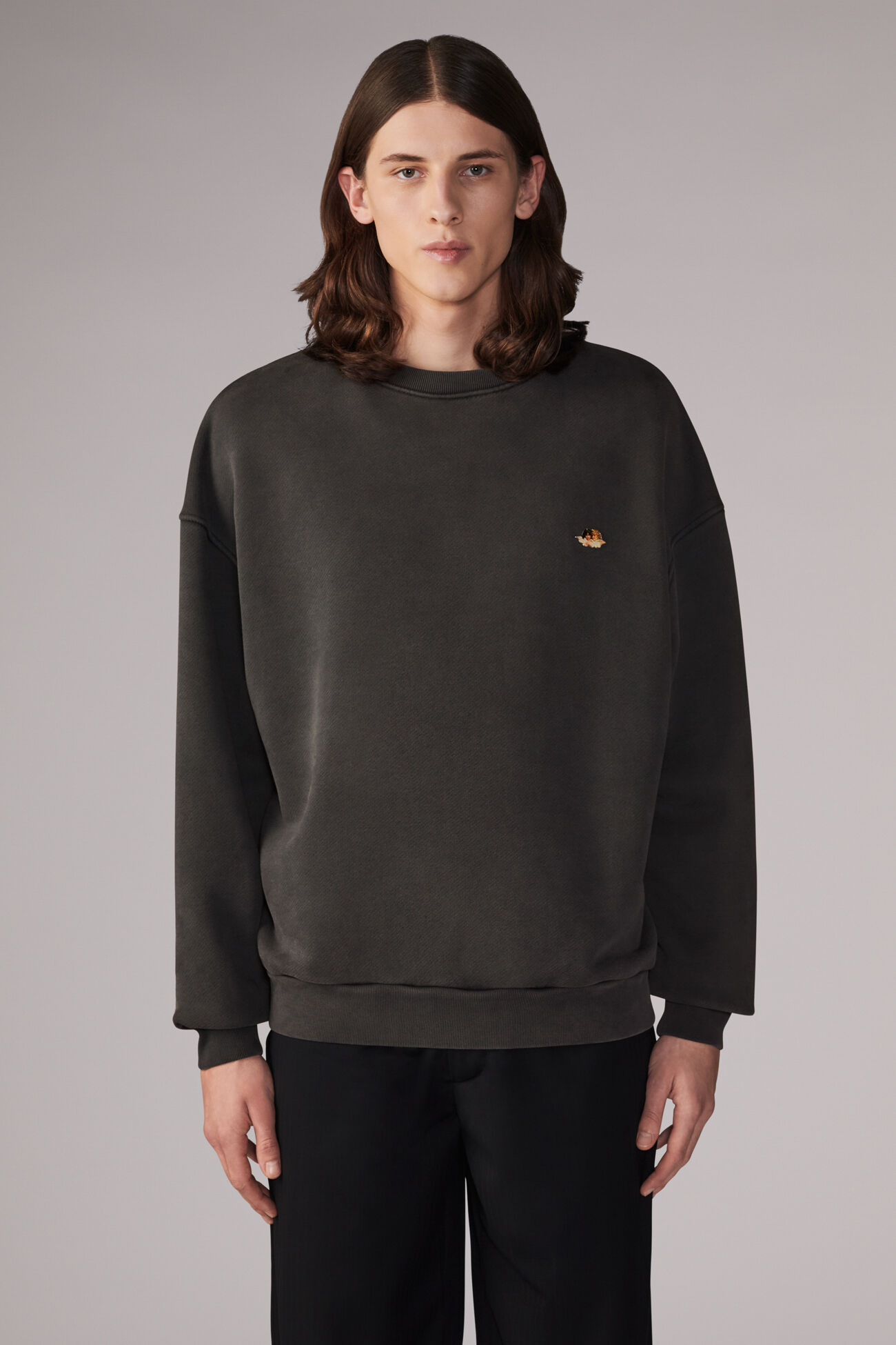 Icon Angels Plaque Sweatshirt Black
